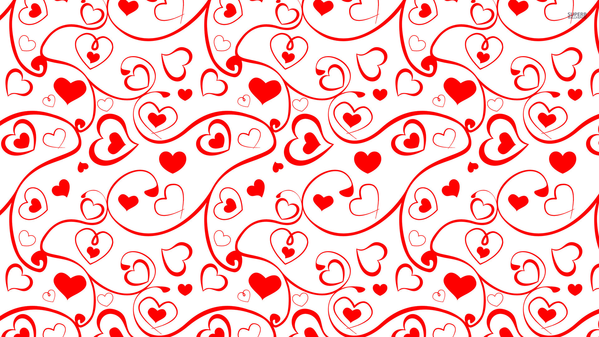 Swirls Heart Pattern