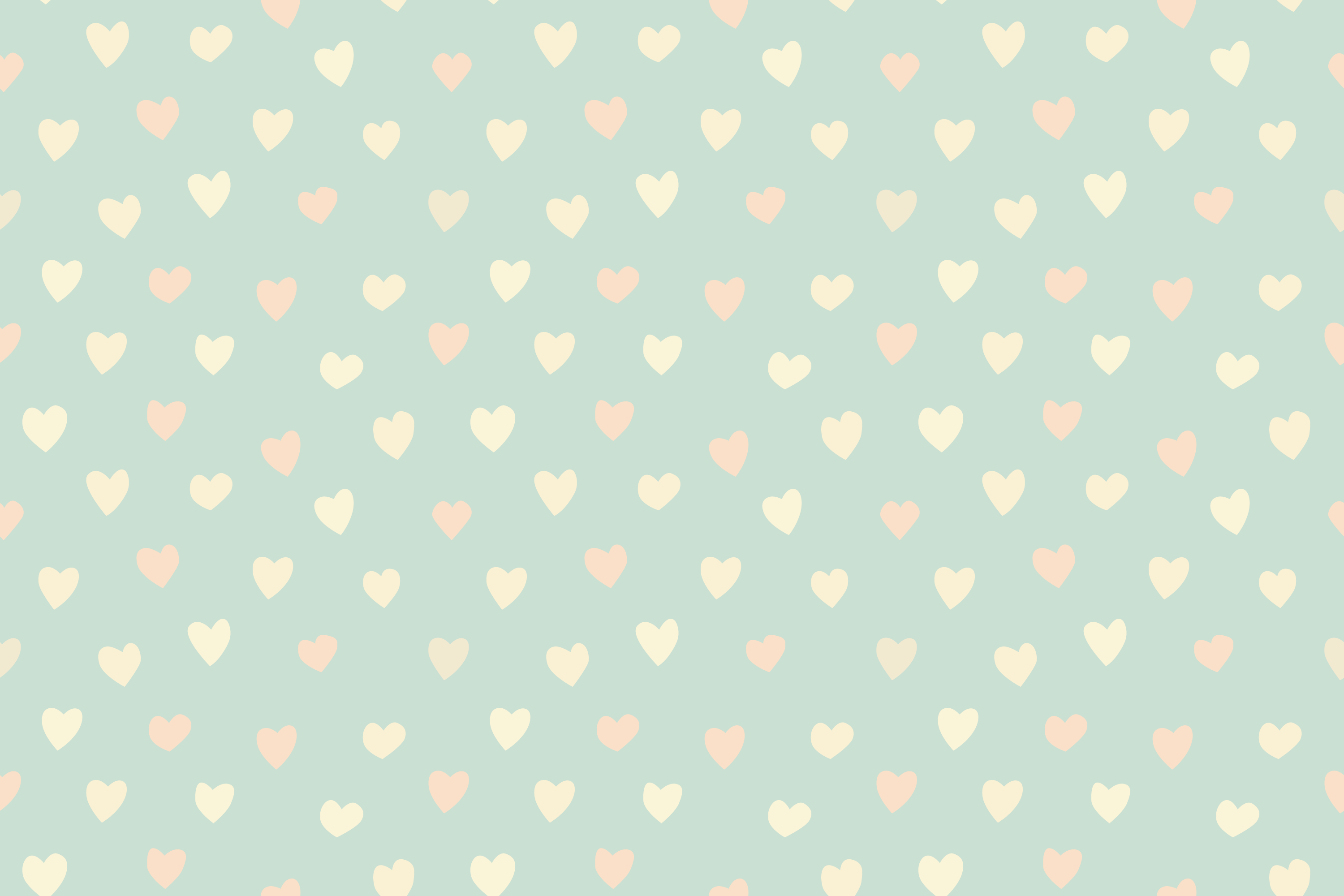 Pastel hearts seamless wallpaper