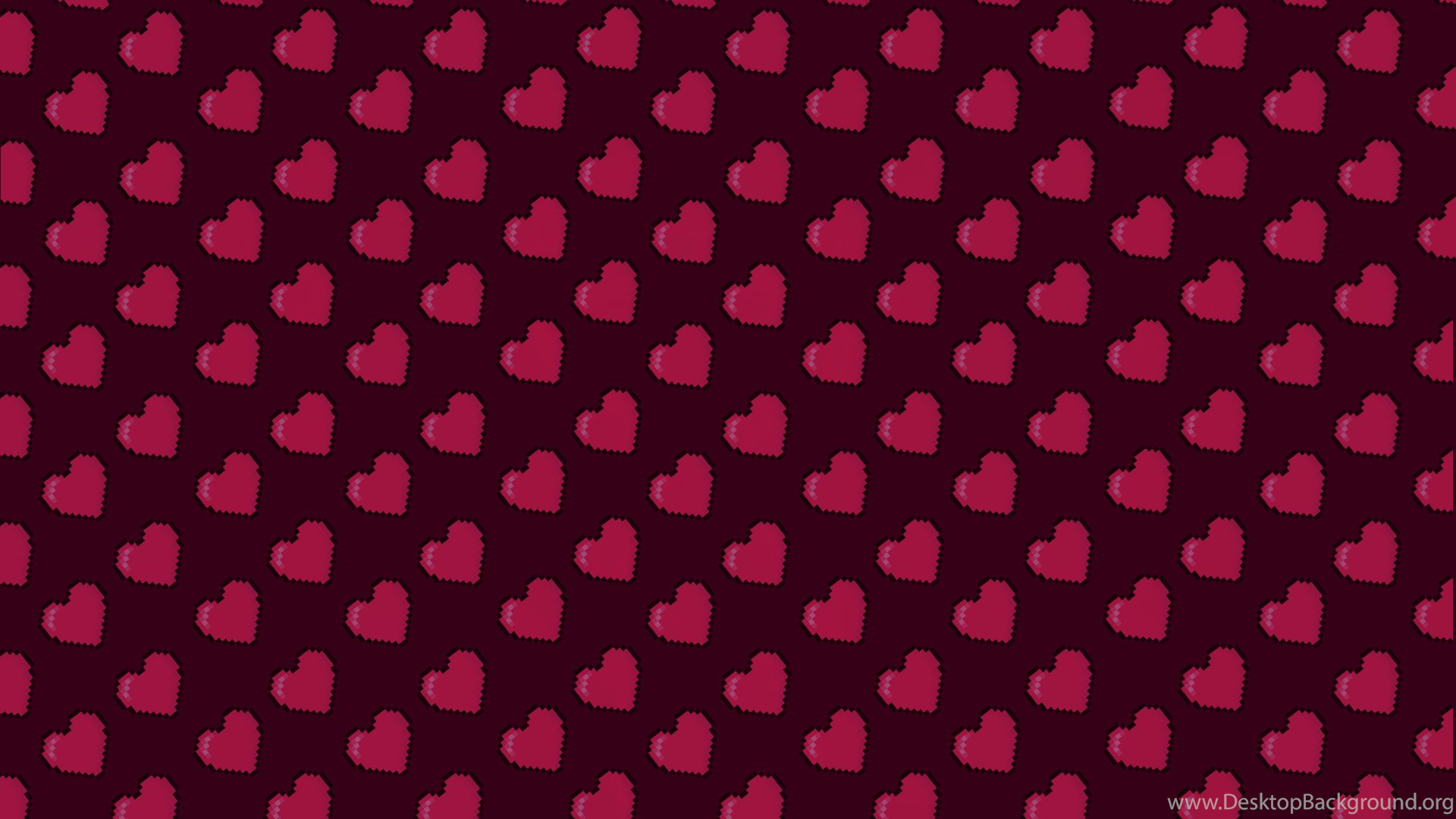 Bit Heart Pattern Background, Wallpaper Desktop Background