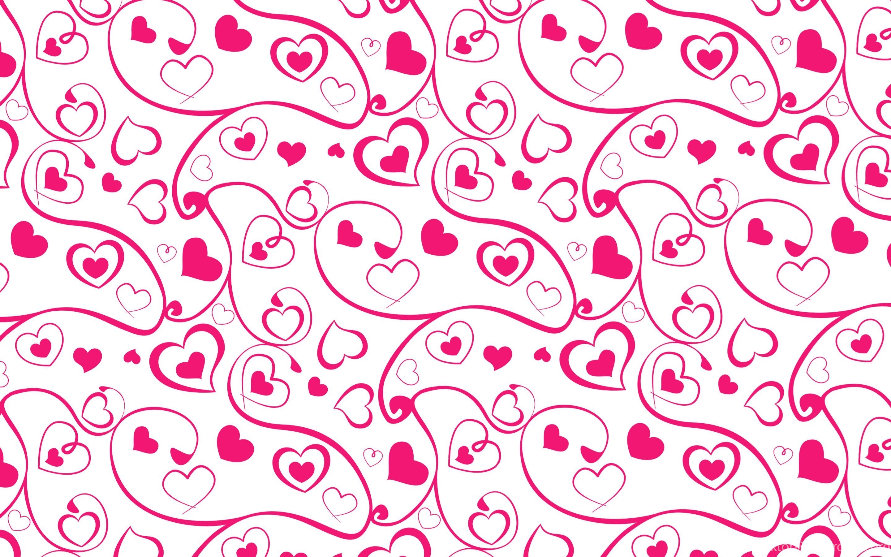 Heart And Swirl Pattern Wallpaper WallDevil Best Free HD. Desktop Background
