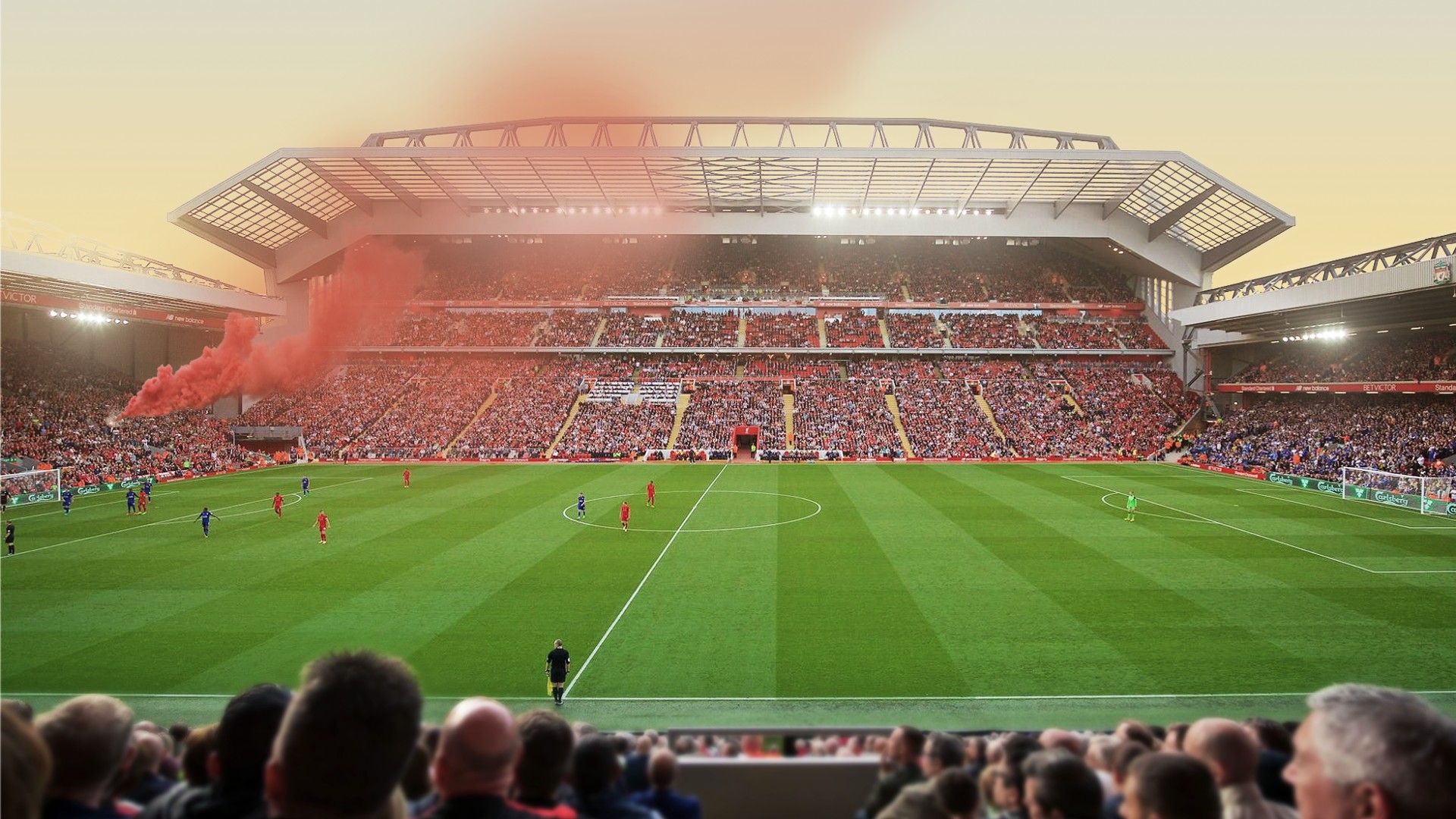 Anfield Road, Liverpool FC, Liverpool, Stadium, Soccer Wallpaper HD / Desktop and Mobile Background