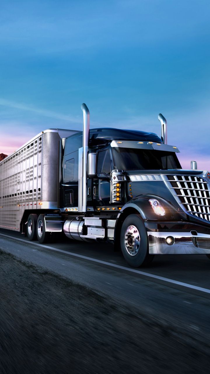 Motion Blur, On Road, Black Truck Wallpaper. Black Truck, Trucks, Motion Blur