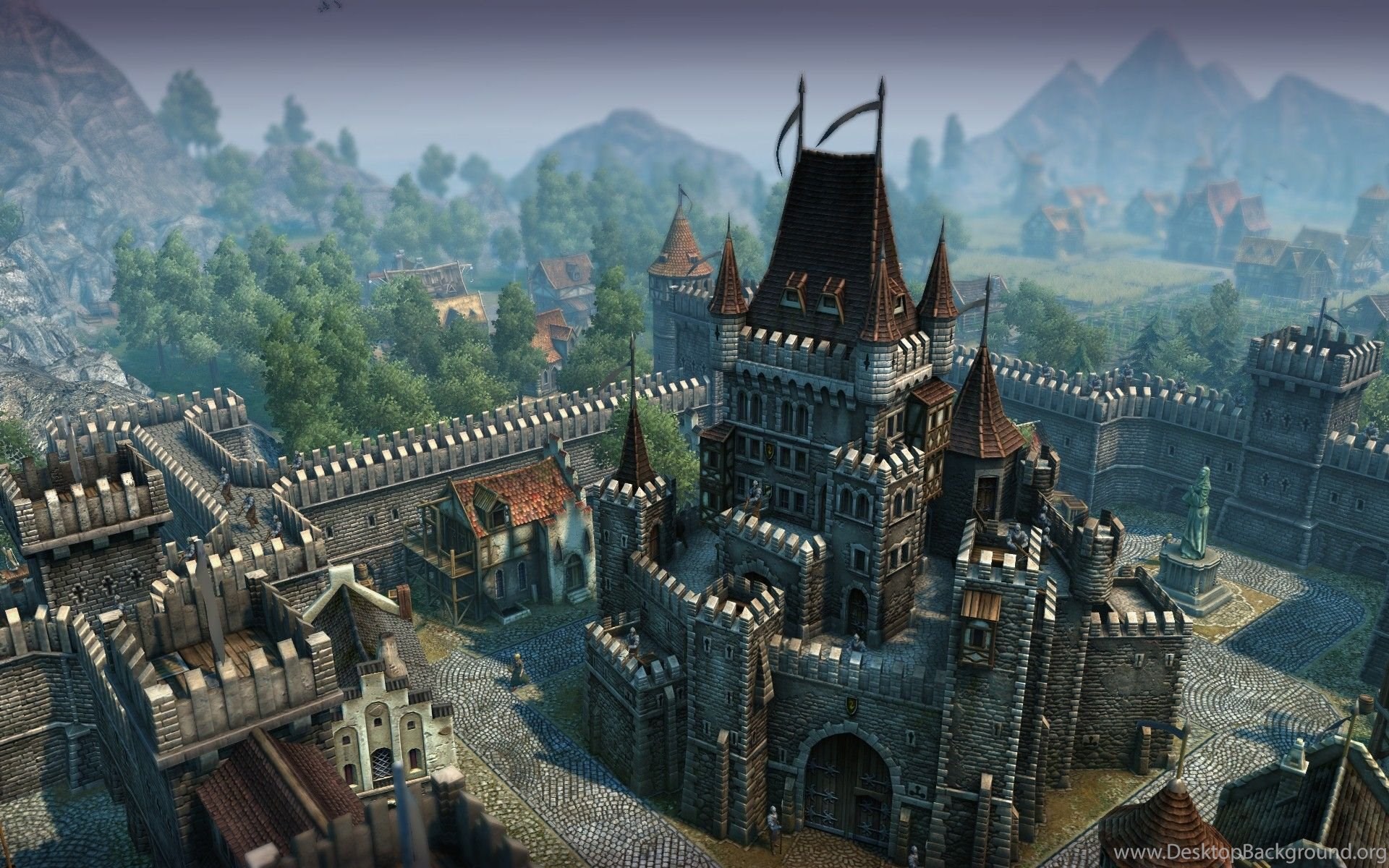 Medieval Castle HD Wallpaper, Medieval Castle Desktop Background. Desktop Background