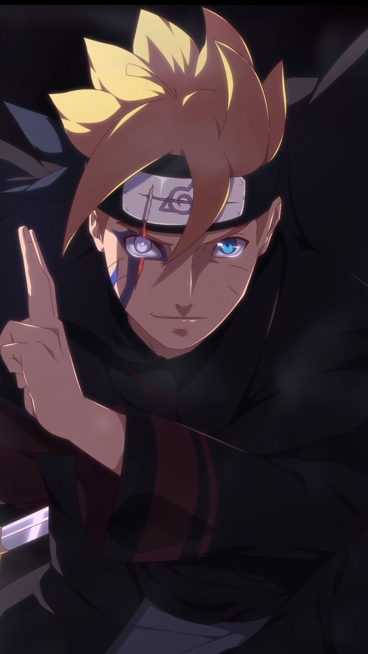 Naruto, Uzumaki Boruto, colored eyes, artwork, 720x1280 wallpaper. Uzumaki boruto, Naruto uzumaki art, Naruto uzumaki shippuden