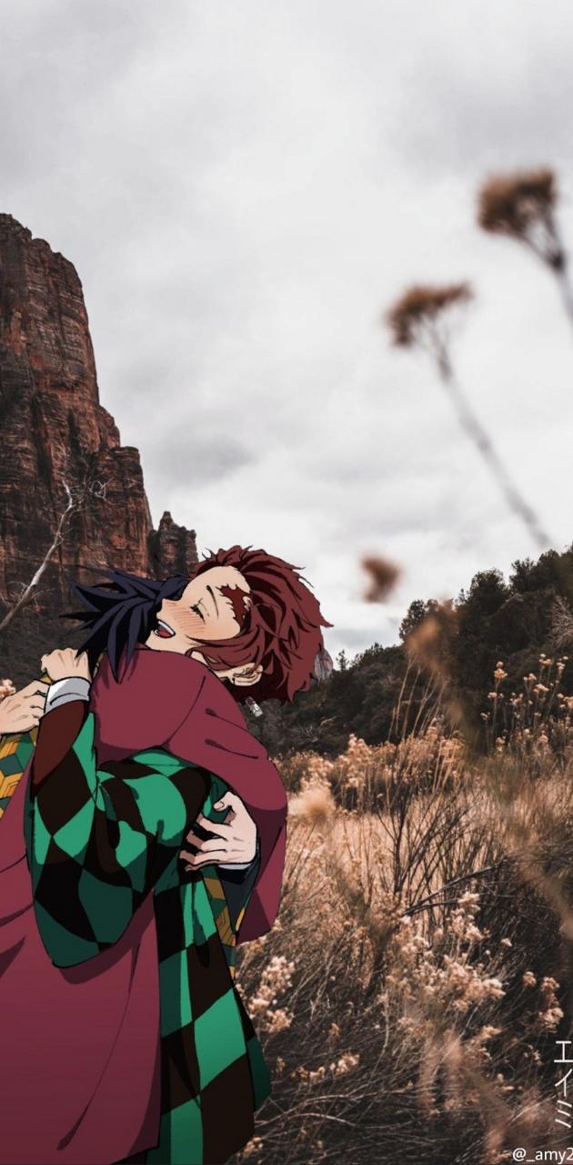 Tanjiro and Giyuu wallpaper