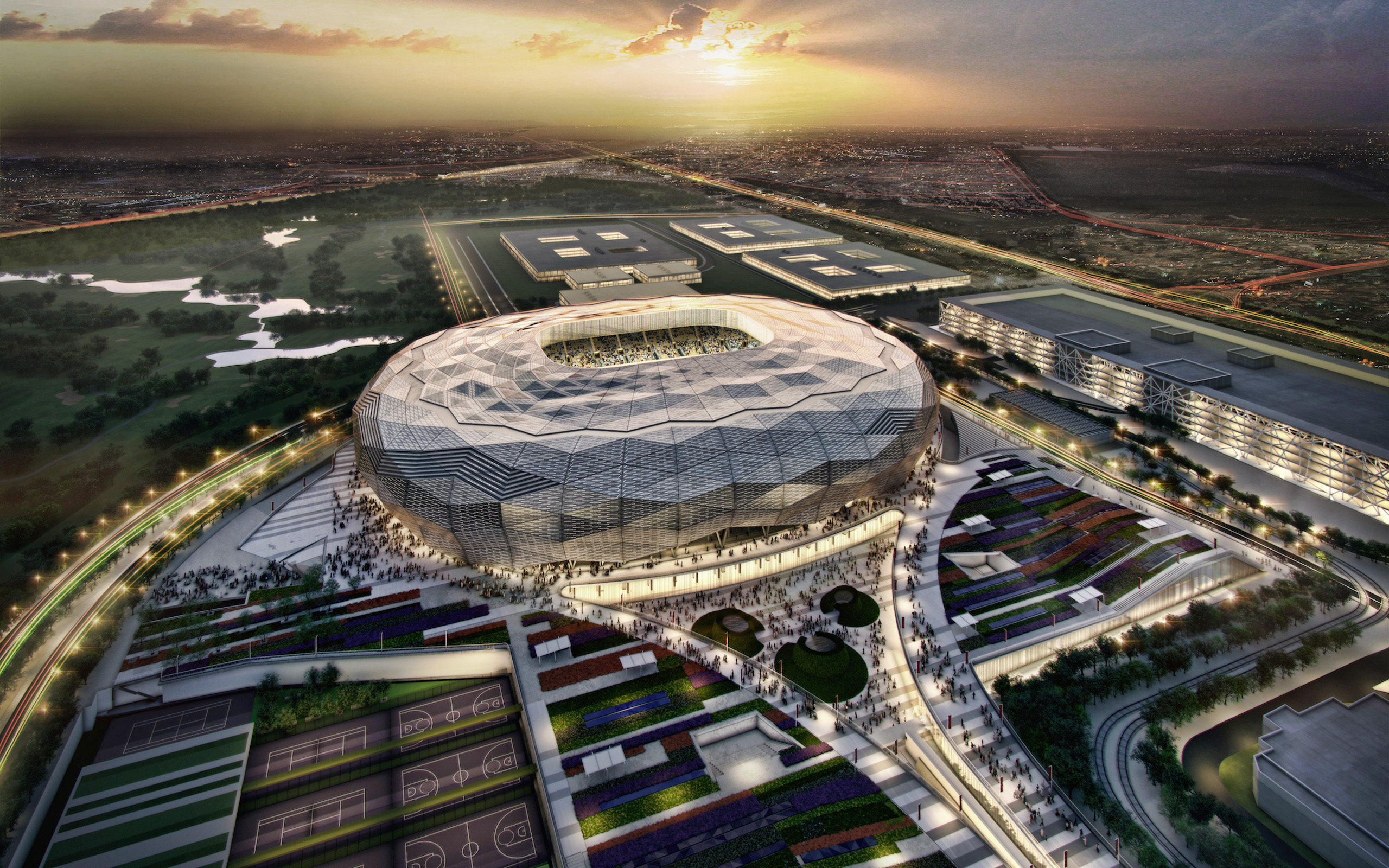 Мировая арена стран. Стадион Эдьюкейшн Сити Катар. Стадион в Катаре. Стадион Education City в Катаре. Эдьюкейшн Сити футбольные стадионы Катара.