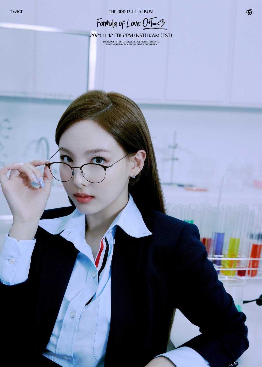 TWICE members are classy 'Scientists' in individual 'Formula of Love: O T=<3' teaser photo