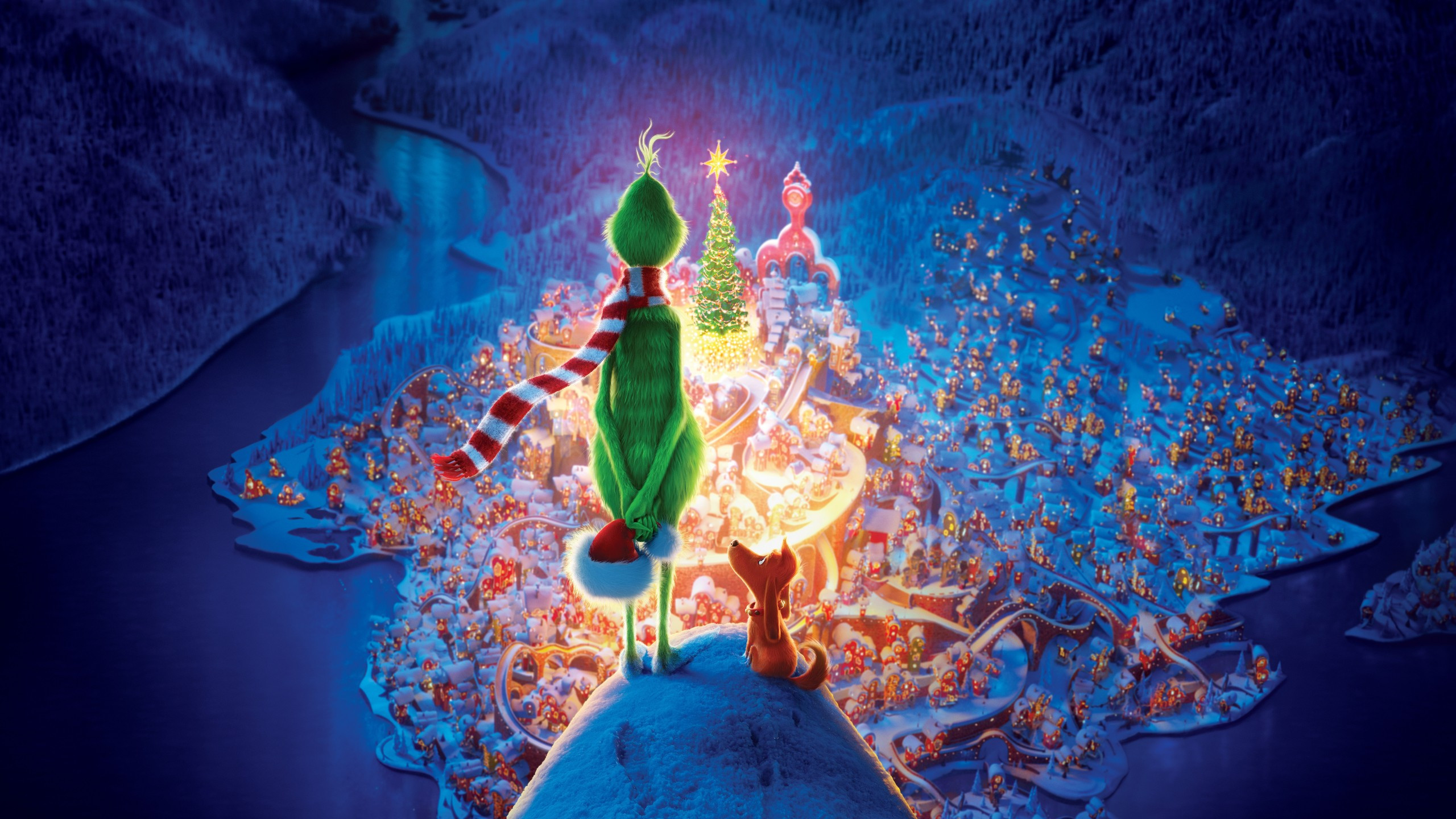 Download 2560x1440 The Grinch, Animation, Christmas Wallpaper for iMac 27 inch
