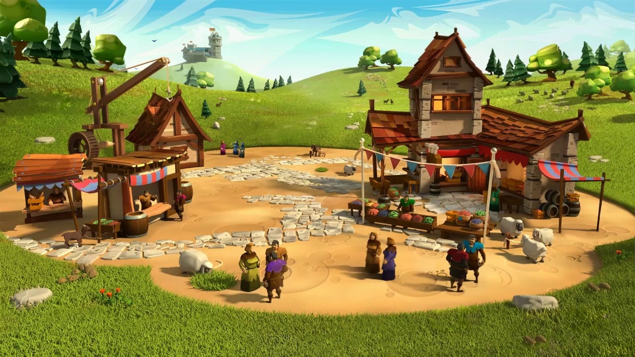 Cute Village Animated Wallpaper