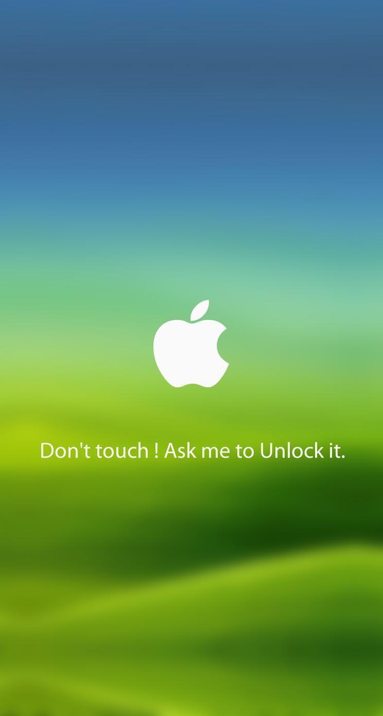 Dont Touch My iPhone Wallpaper