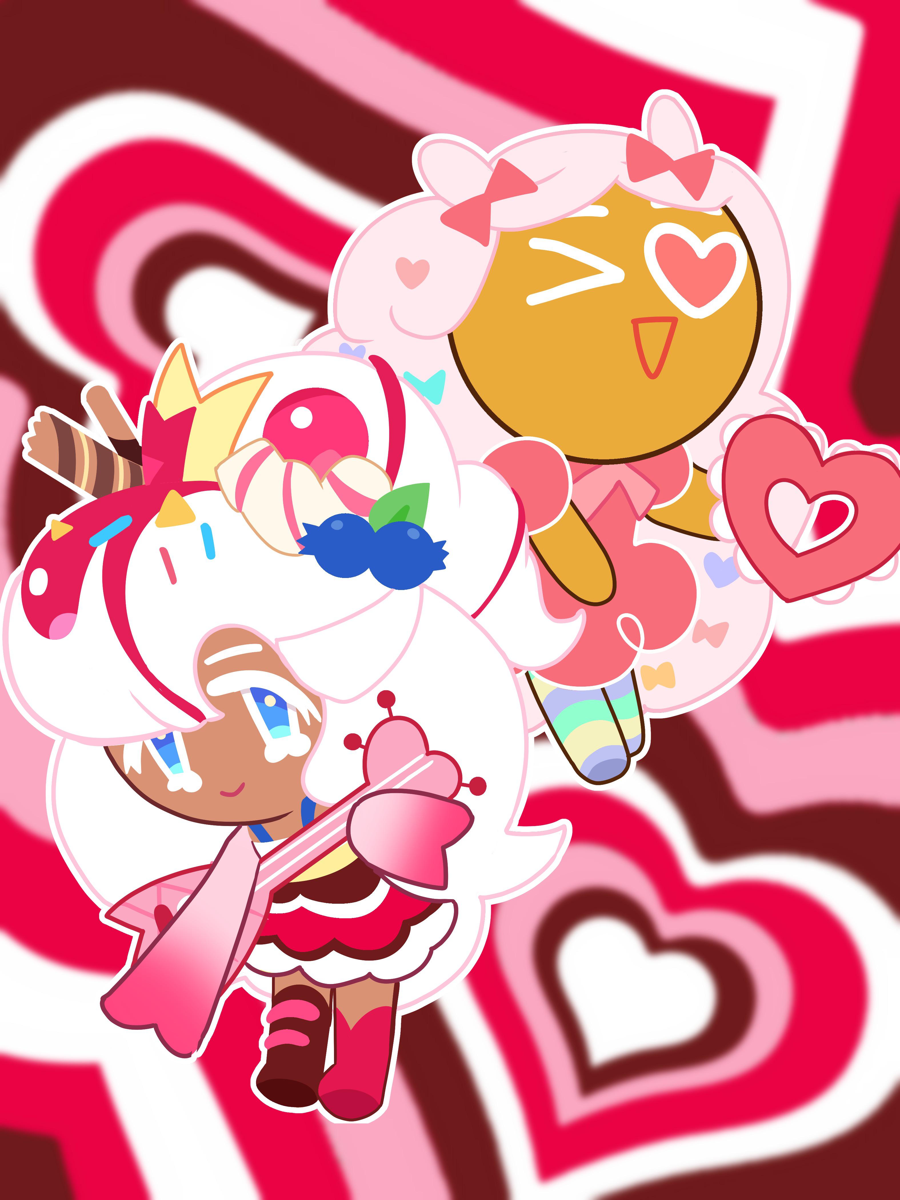 Did some art of Parfait cookie and Cotton Candy cookie!