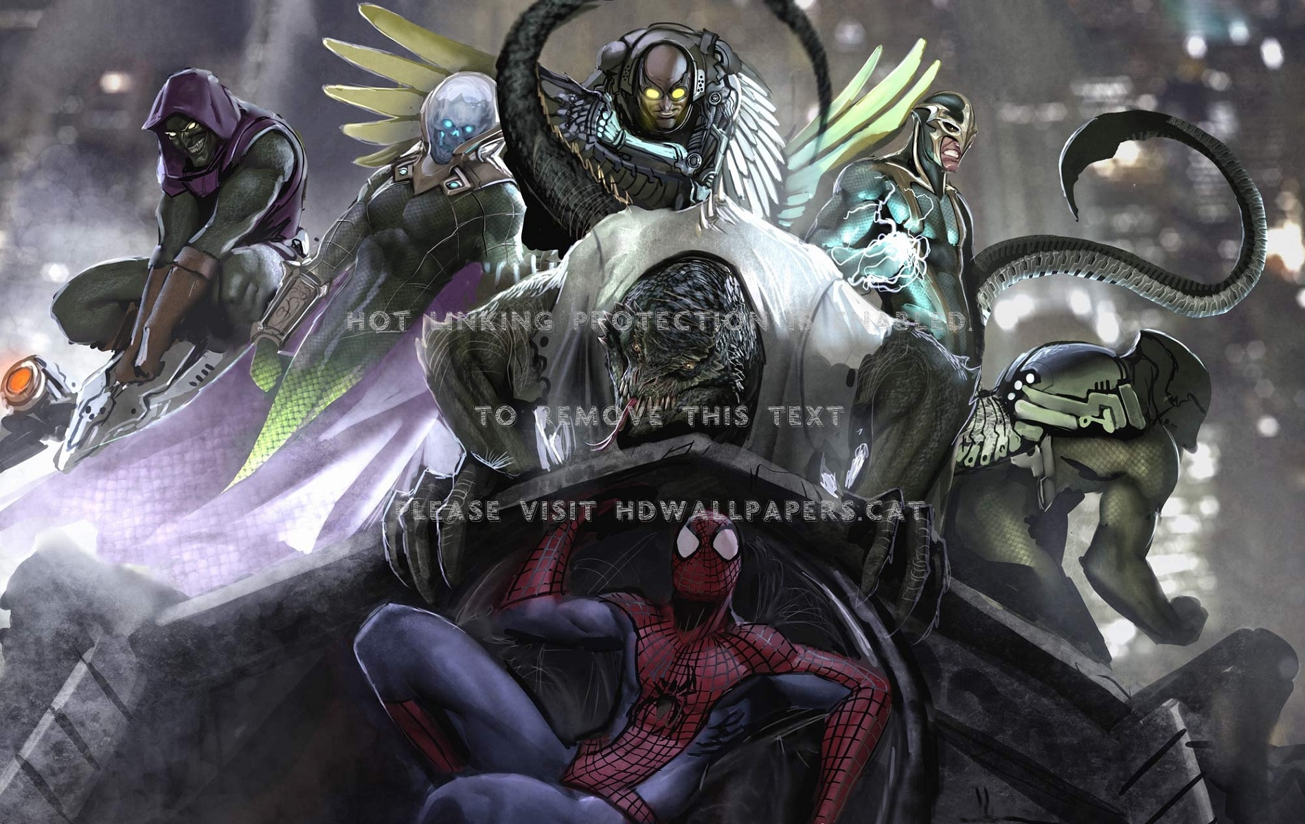 Spider Man Sinister Six Electro Spiderman
