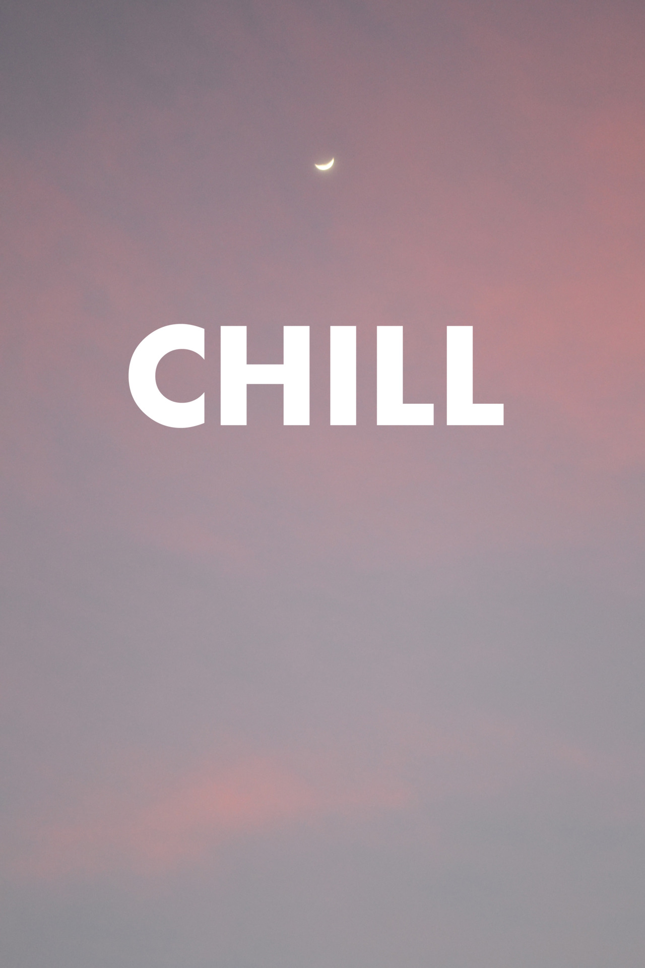 Chill, Moon, And Quote Image Chill And Enjoy Life