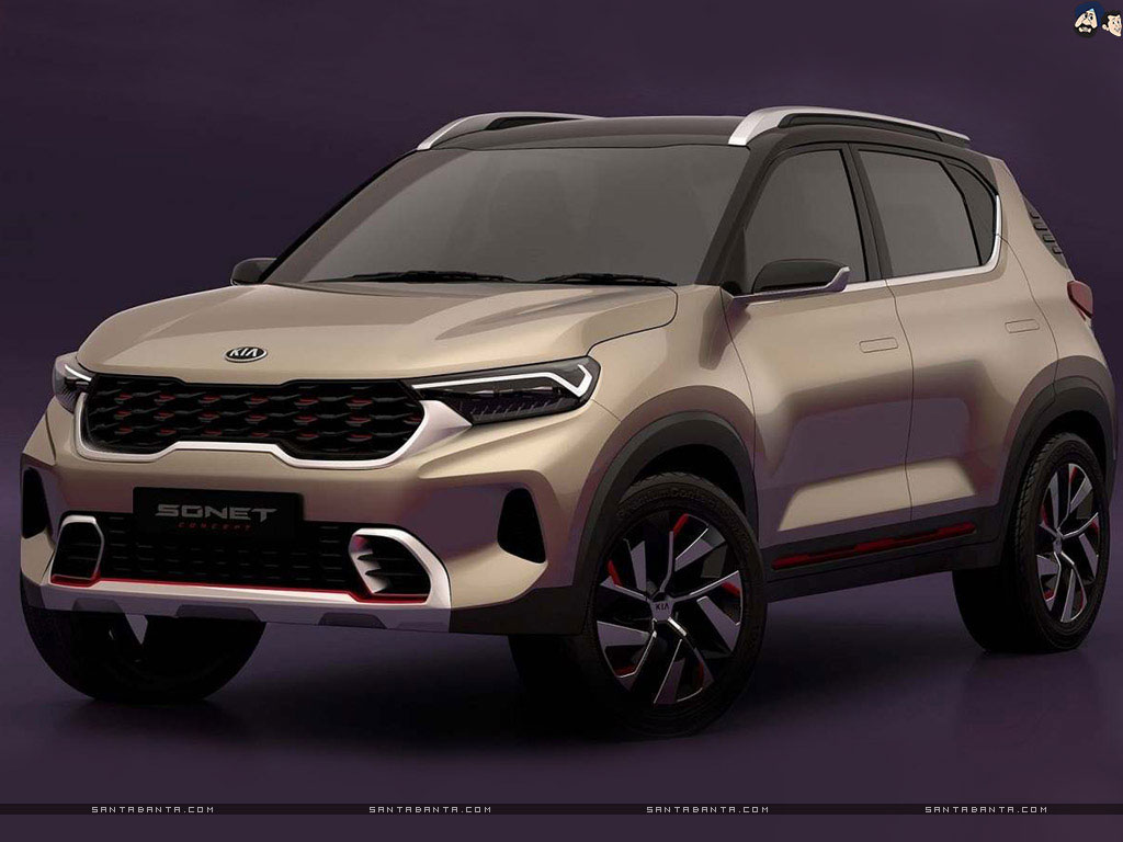 Kia Sonet Subcompact SUV With Tiger Nose Grille Feature