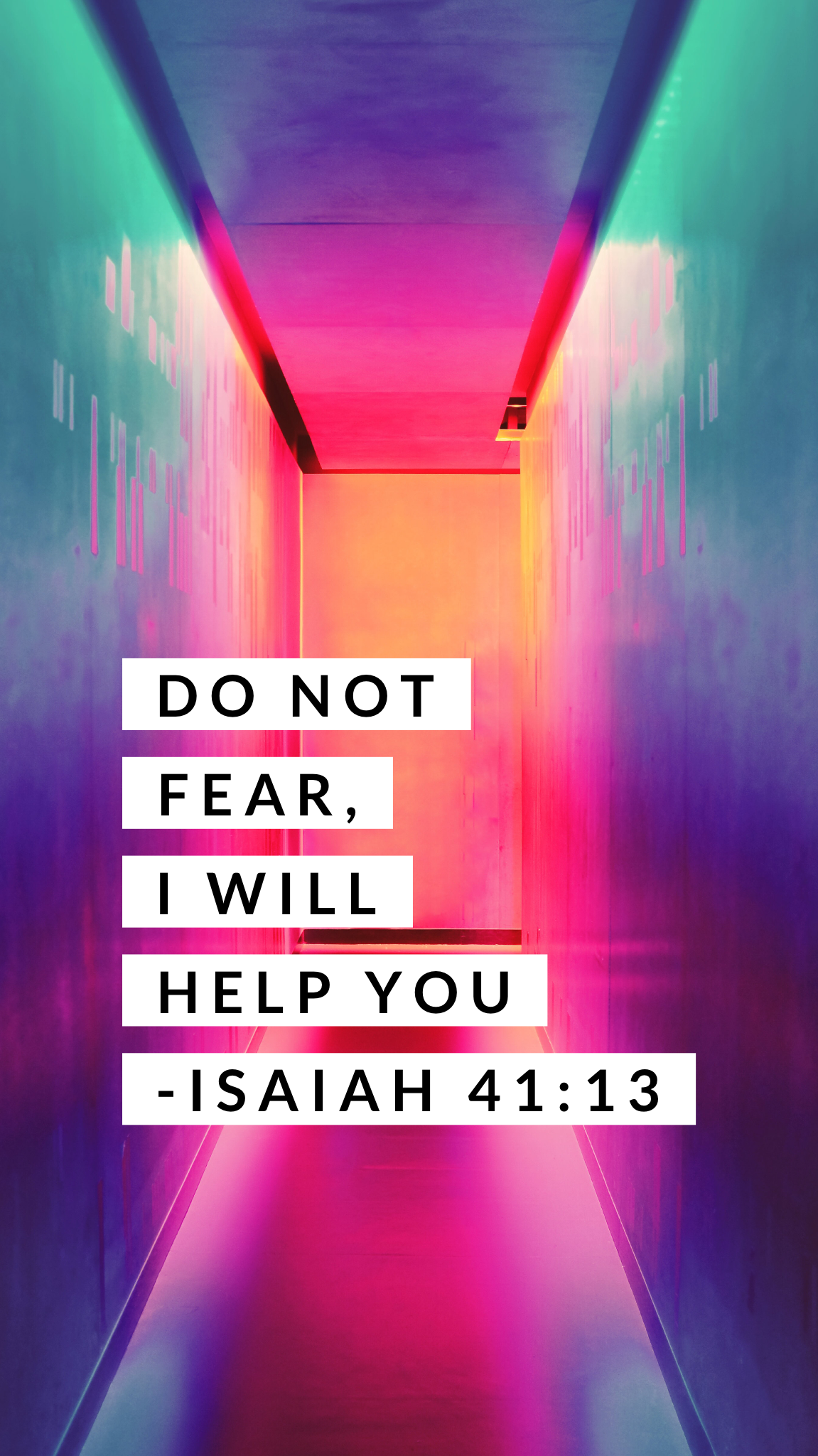 Isaiah 41:13 Scripture wallpaper do not fear light room. Bible verse typography, Christian quotes inspirational, Daily bible verse
