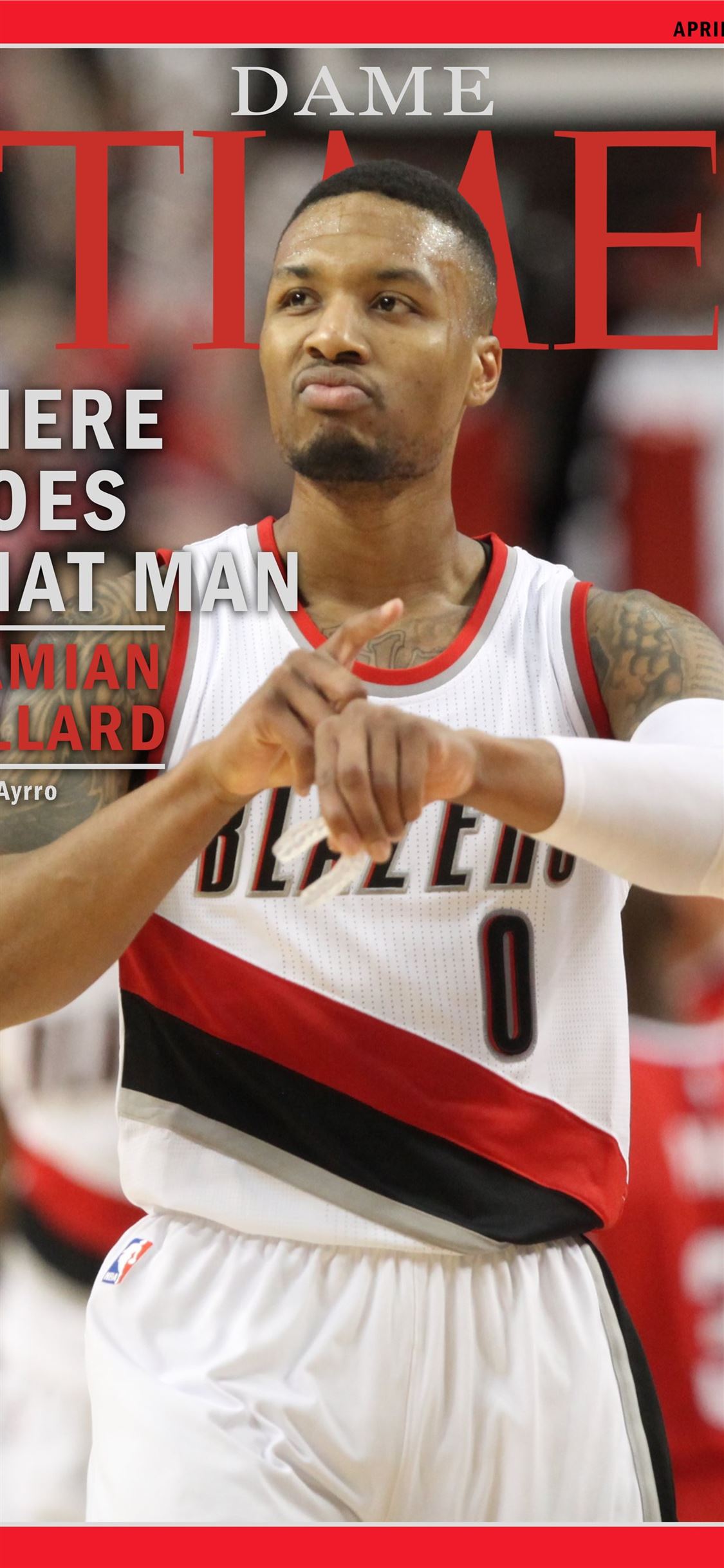 Damian Lillard Time Magazine Cover