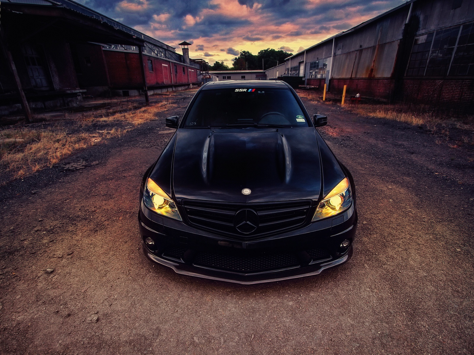 Wallpaper Mercedes Benz C63 AMG Black Car 1920x1200 HD Picture, Image