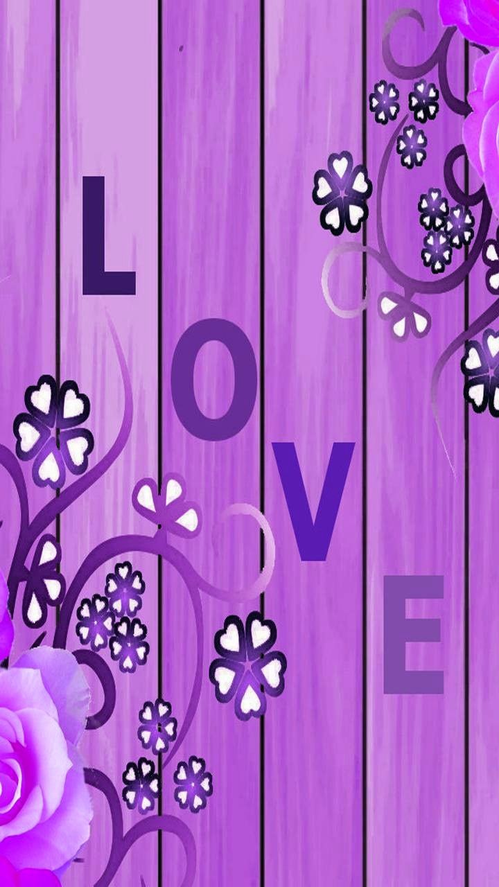 Purple Things. Purple love, Purple wallpaper, Heart wallpaper