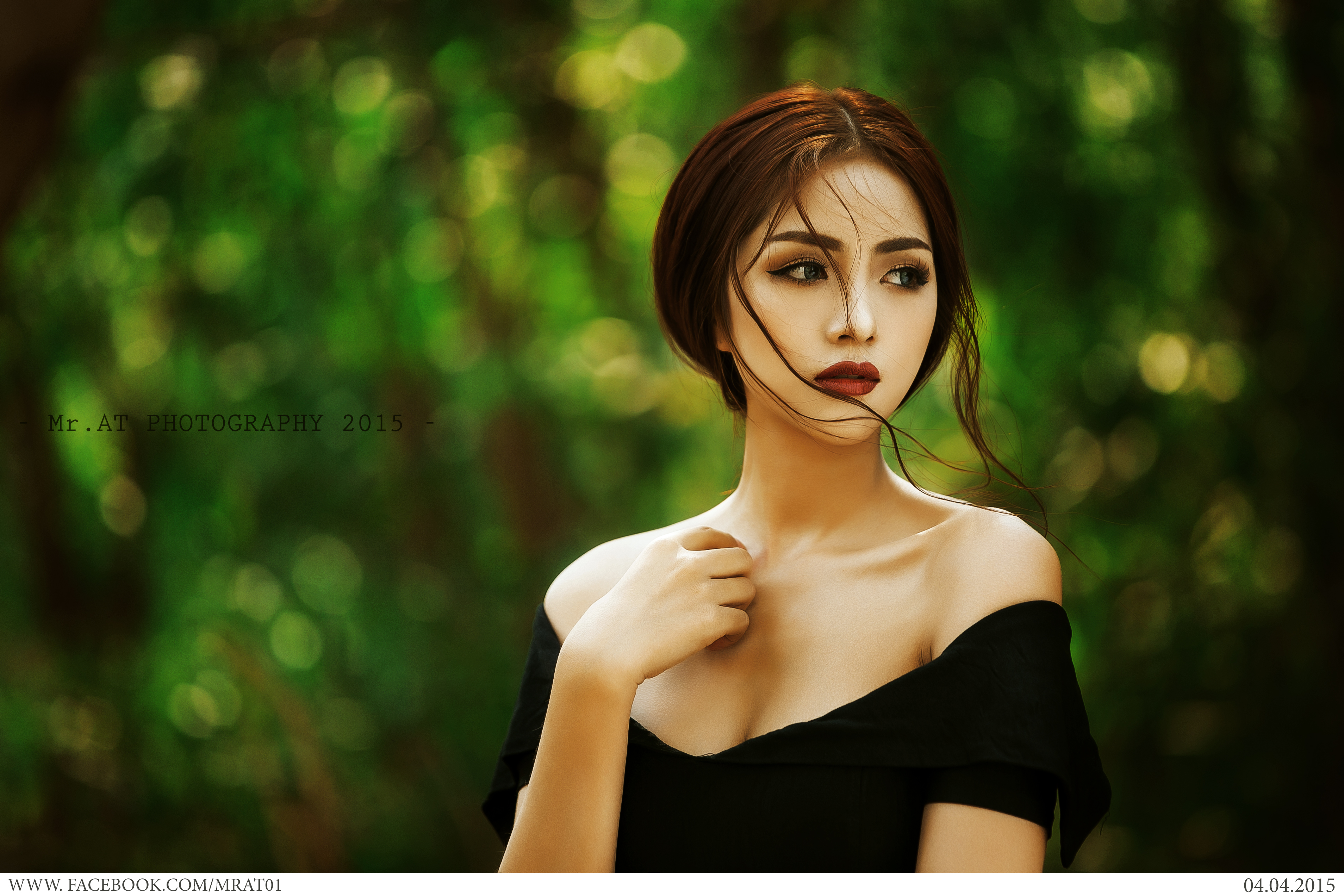 Asian Bokeh Girl Mai Anh Quyen Model Vietnamese Wallpaper:3816x2544