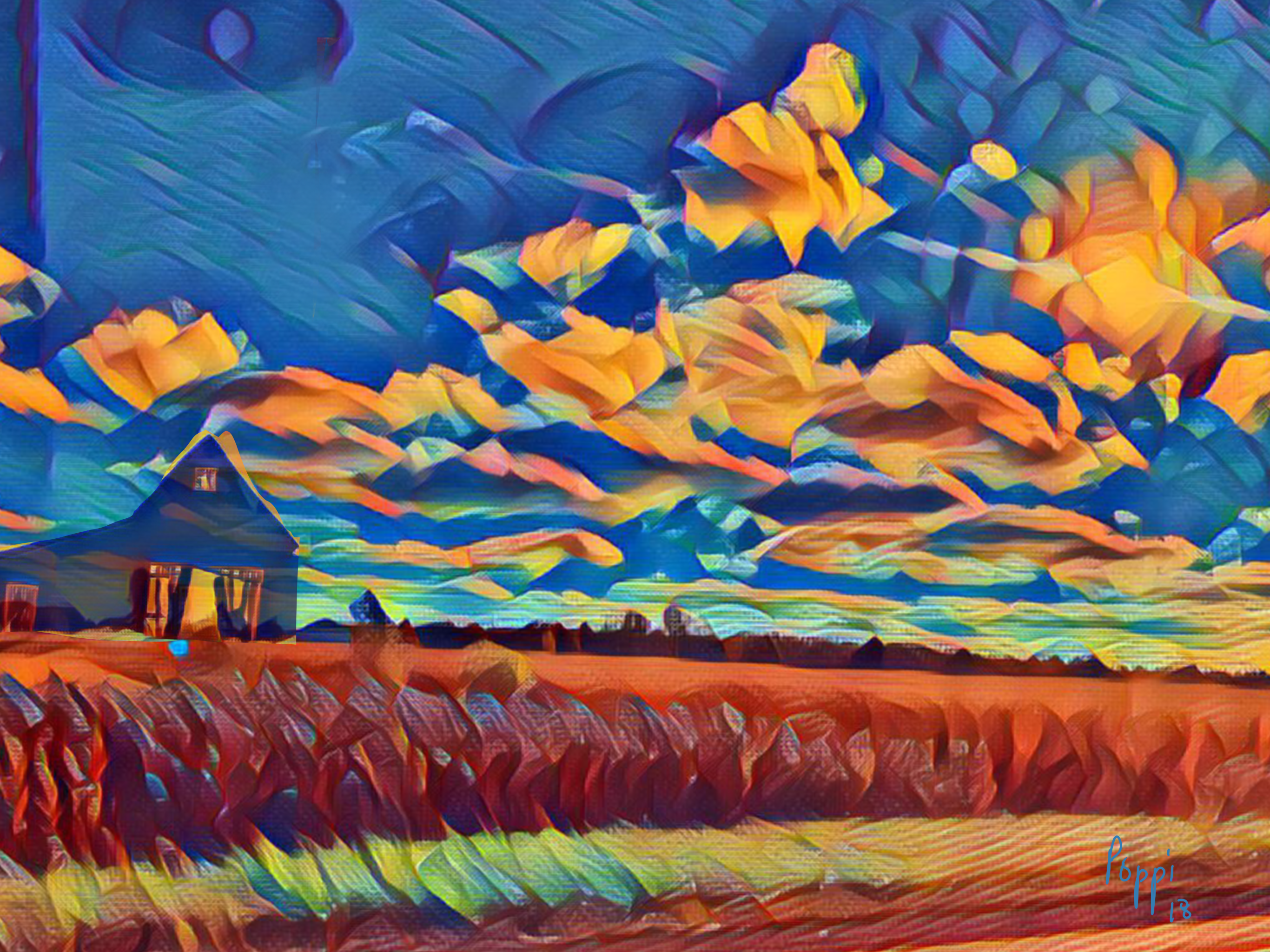 Big Poppi's Art Studio Paintings