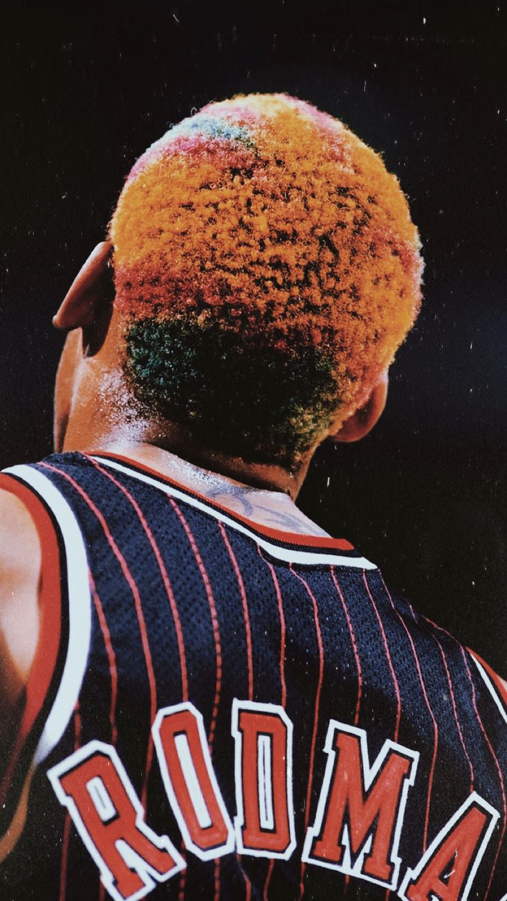 Dennis Rodman wallpaper. Dennis rodman, Nba picture, Basketball photography