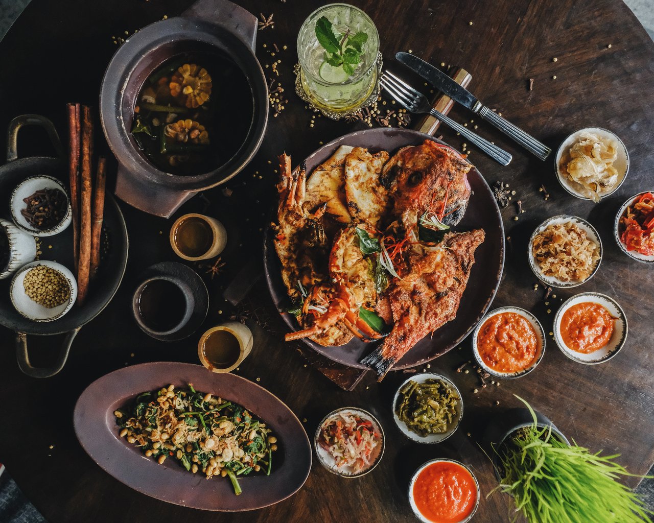 Indonesian_restaurant_unique_delicious_foodlicious_ubud_bali of Lumbung Restaurant, Ubud