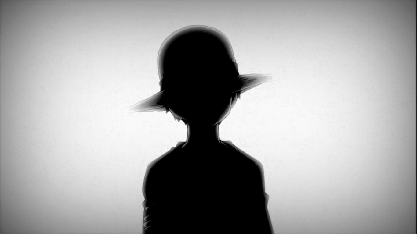 Luffy Black and White Wallpaper Free Luffy Black and White Background