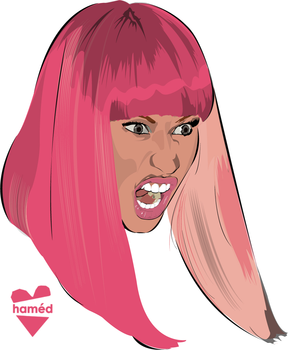Caricature from Photo Online a Cartoon of Yourself: Cartoon Picture of Nicki Minaj