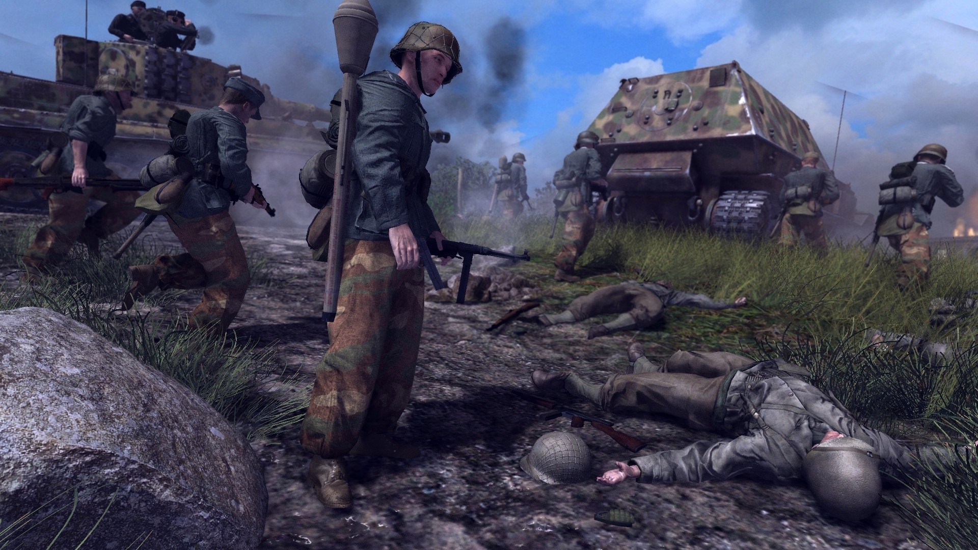 1920x1080 men war assault squad 2 HD computer background