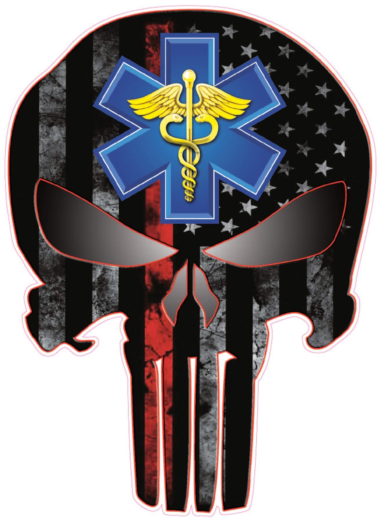The brave men & woman in the medical industry. American flag wallpaper, Punisher, Skull wallpaper iphone