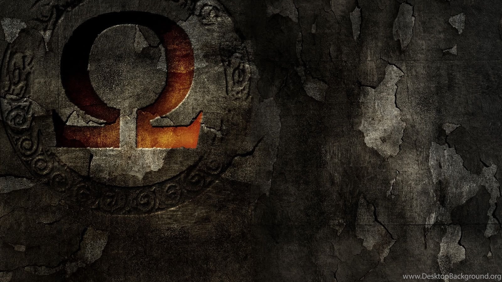 God Of War II Texture Logo Background Photo By Justano94. Desktop Background