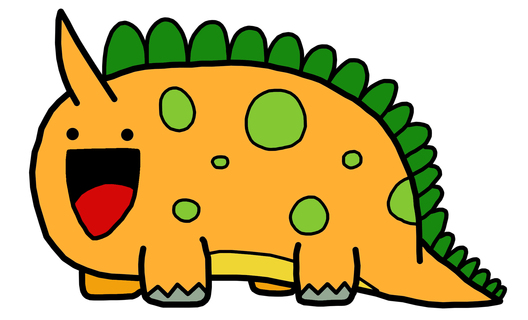Cute Dinosaur Cartoon Picture
