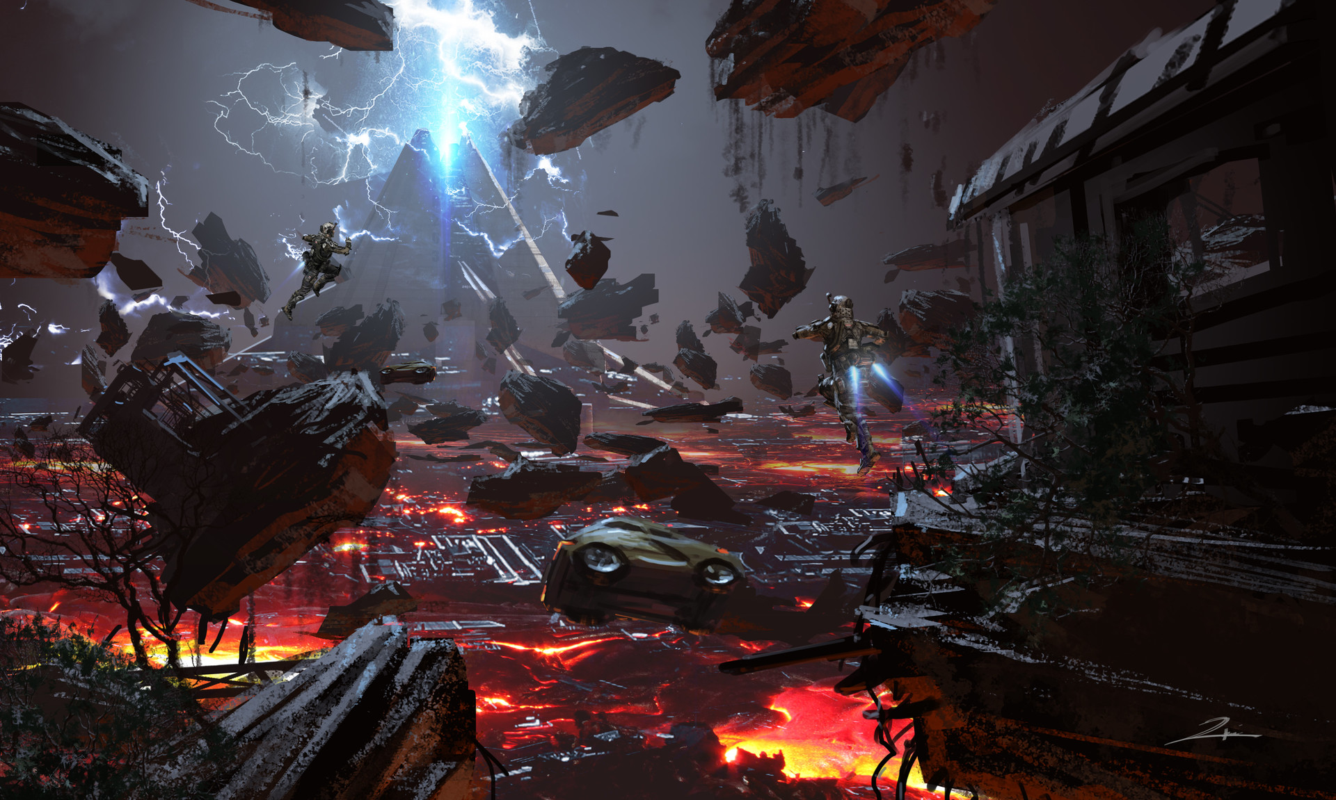 UNSTABLE MAGNETIC FIELD HD Wallpaper