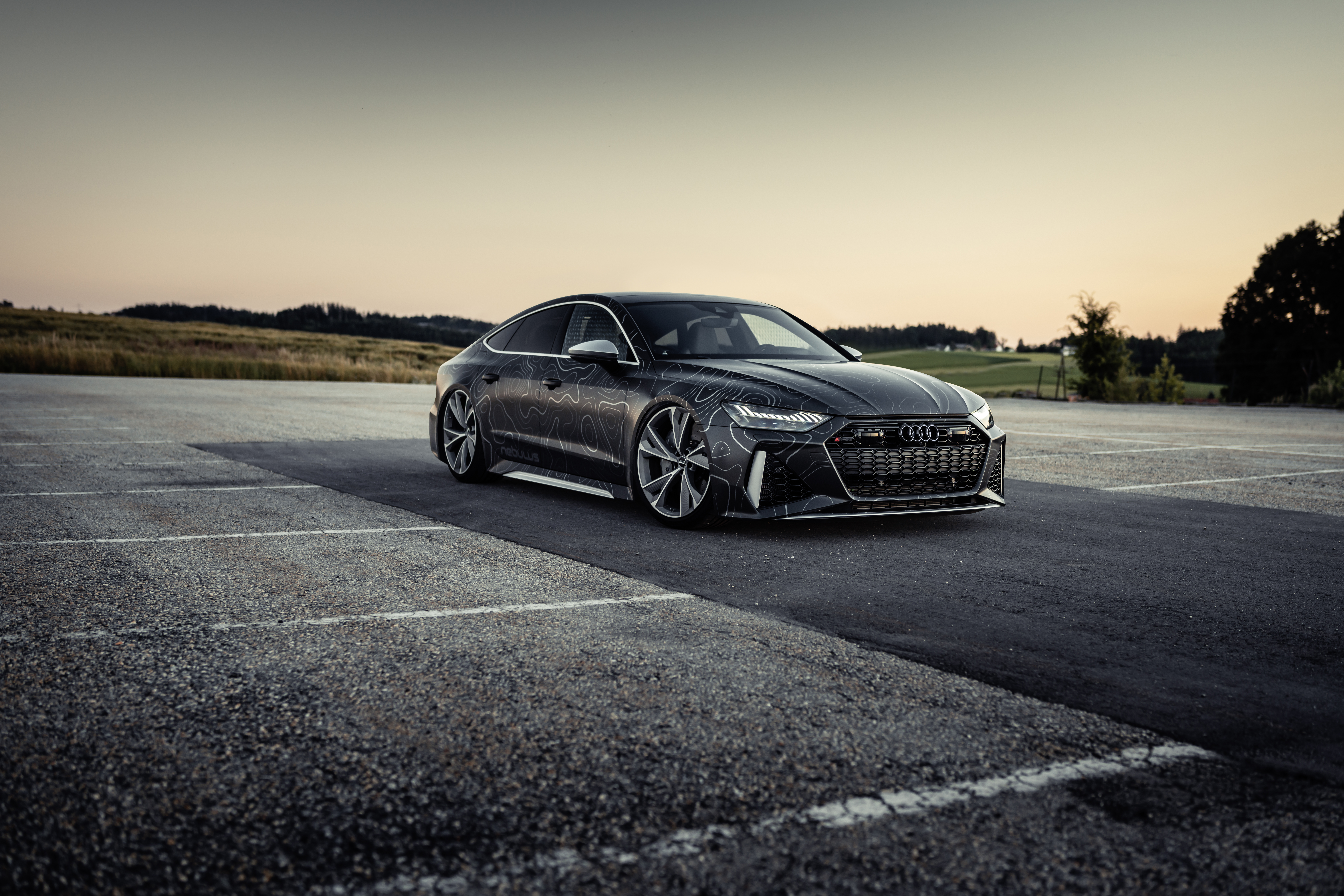 8k Black Box Richter Audi RS 7 Sportback, HD Cars, 4k Wallpaper, Image, Background, Photo and Picture