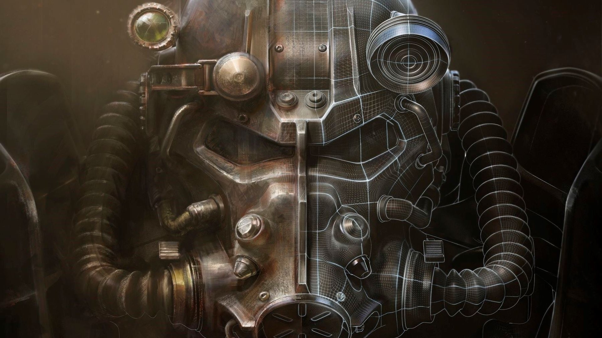 Power Armor breakdown HD Wallpaper