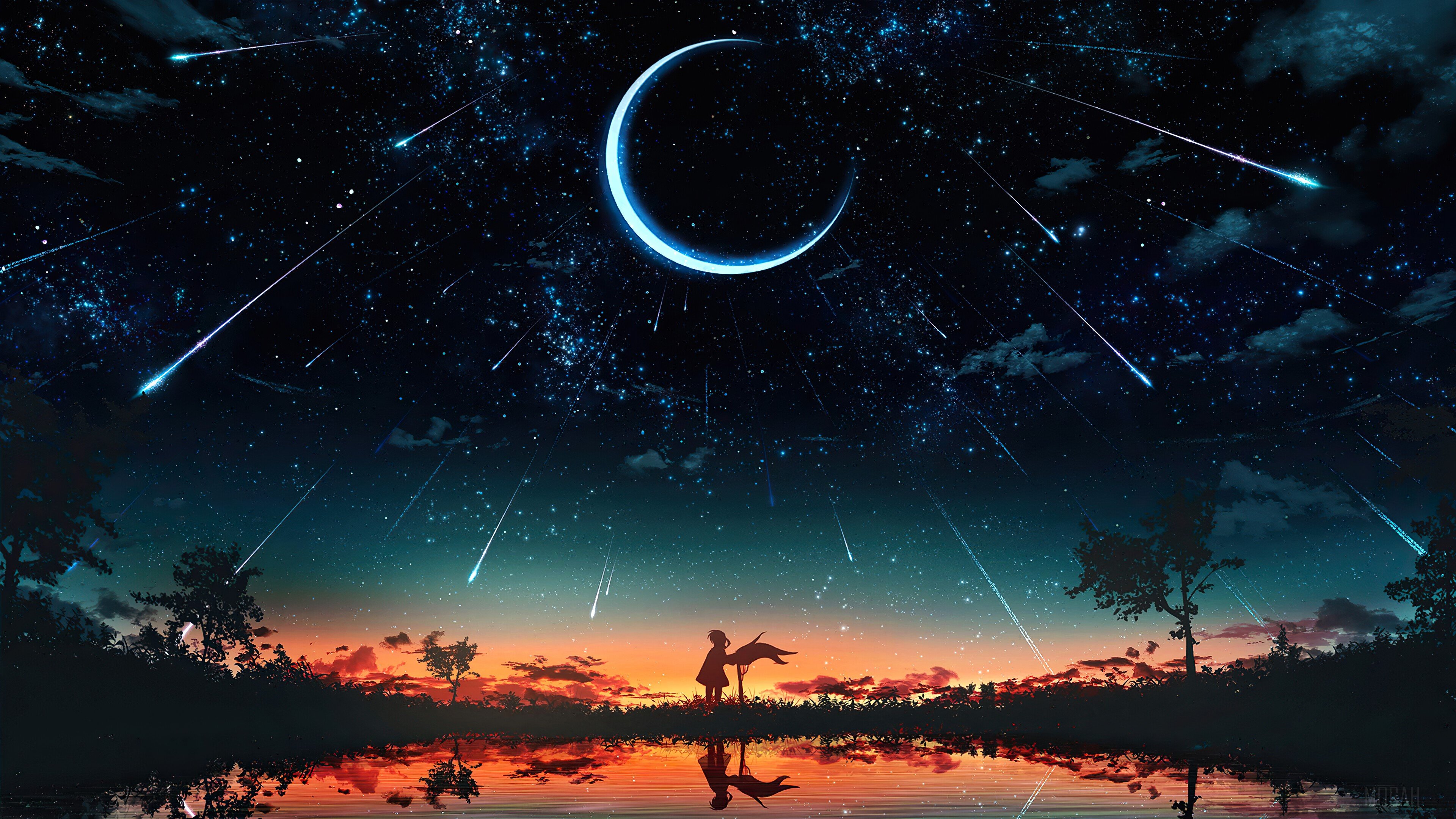 1152x864 Sky Full Of Stars Anime 1152x864 Resolution HD 4k Wallpapers,  Images, Backgrounds, Photos and Pictures