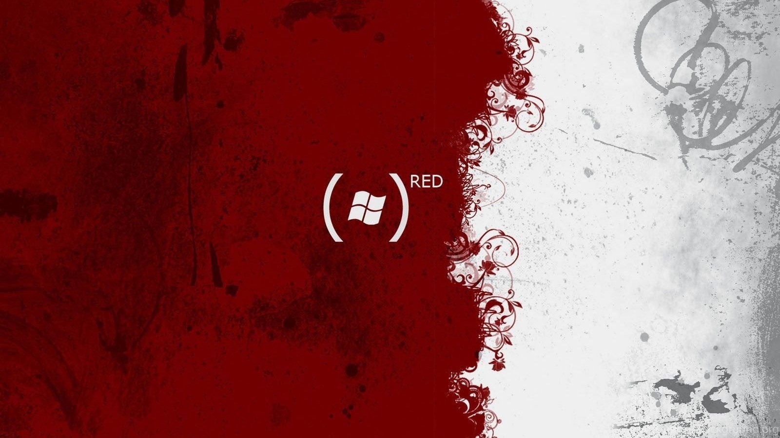 Wallpaper: Windows 7 Red Wallpaper Desktop Background