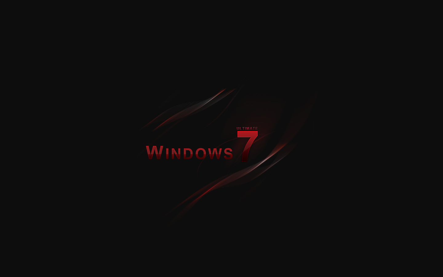 Windows 7 Wallpaper Red