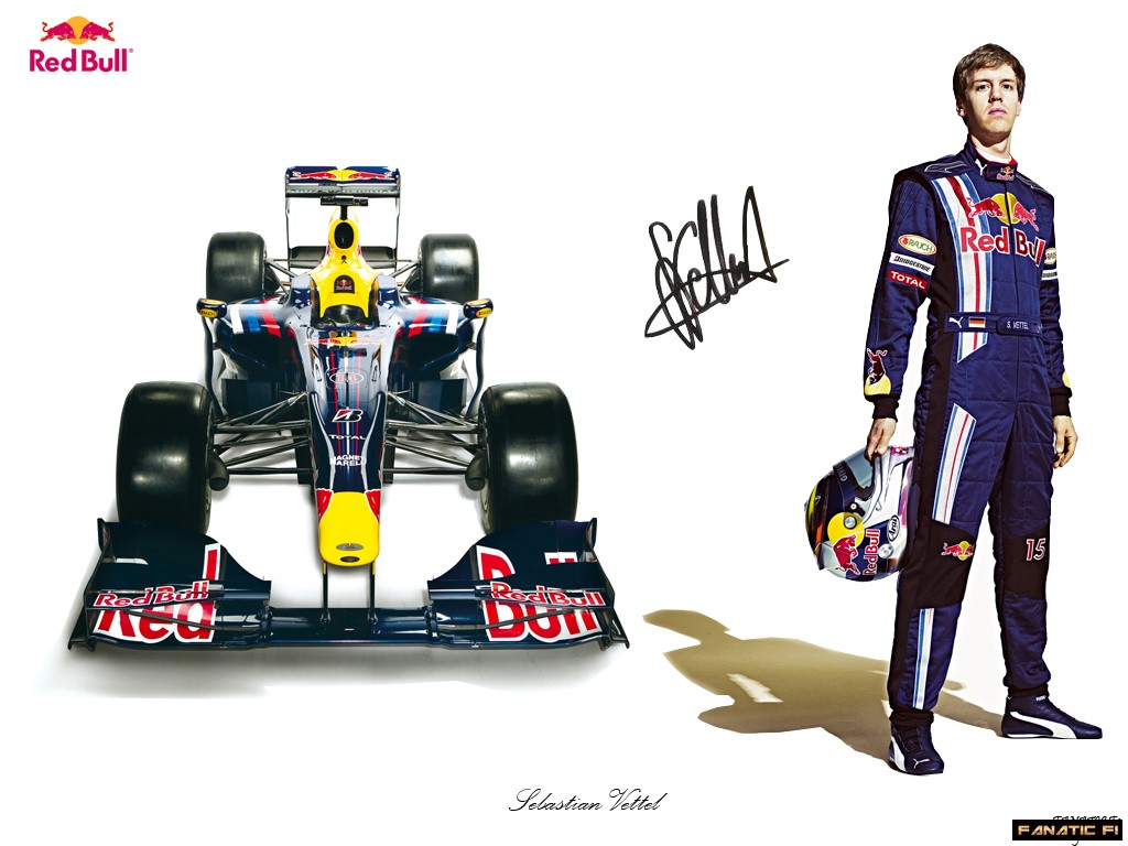 Sports Legends Wallpaper: Sebastian Vettel, F1 Racing Driver Wallpaper