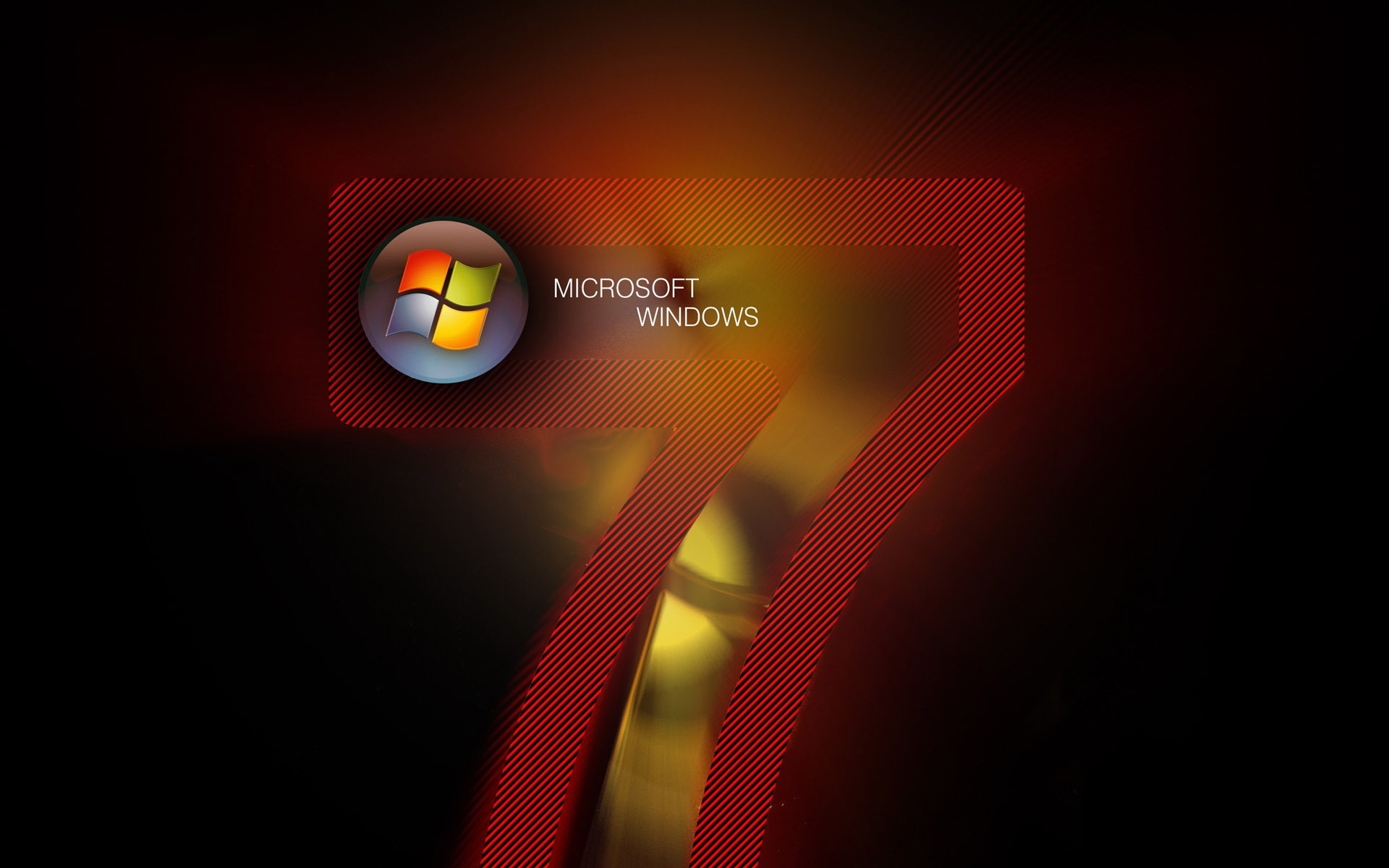 Wallpaper, Windows Microsoft, red, logo, black 1920x1200