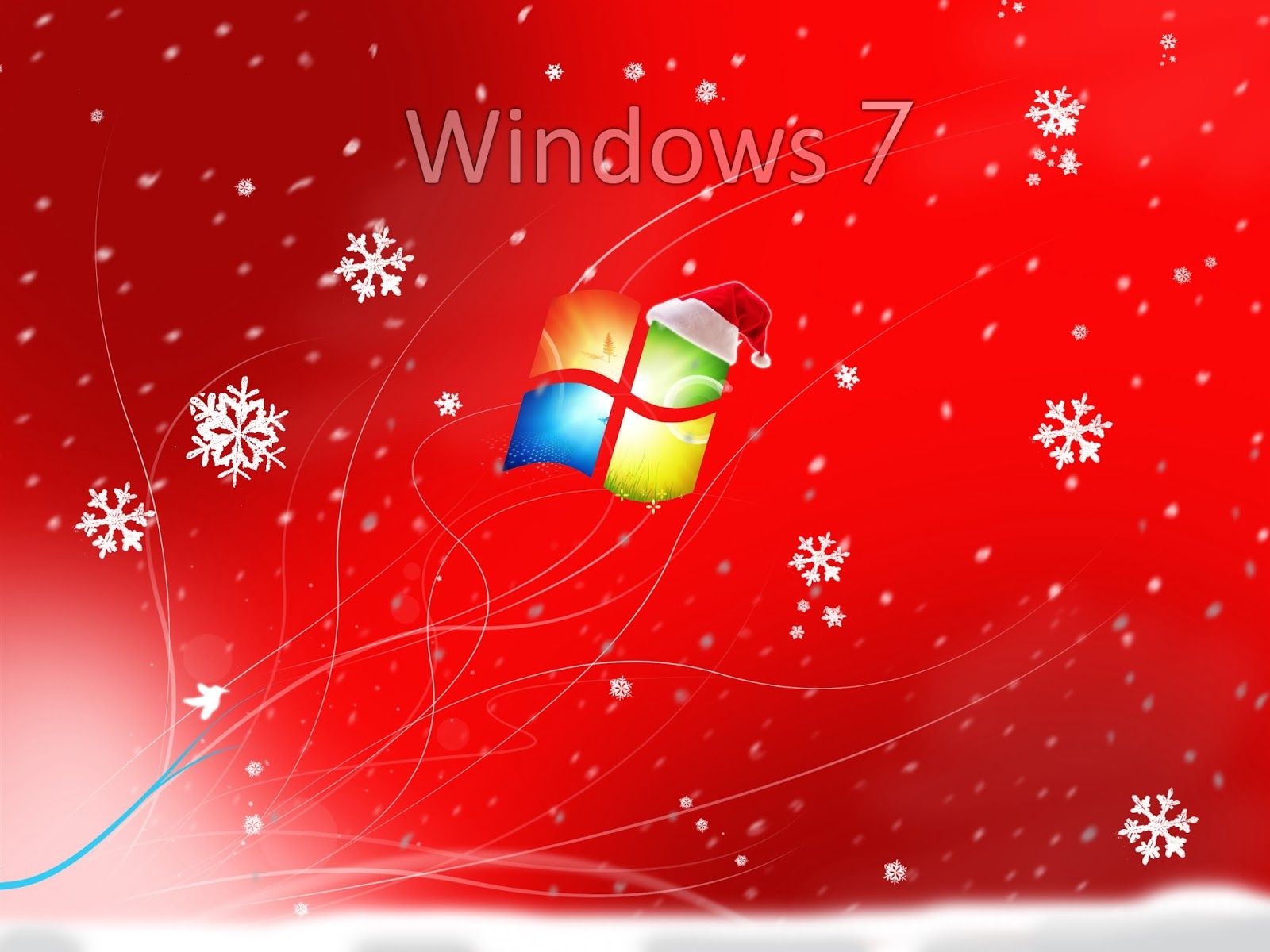 HD wallpaper: Windows 7 Wallpaper Red. Animated christmas wallpaper, Christmas wallpaper, Christmas screen savers