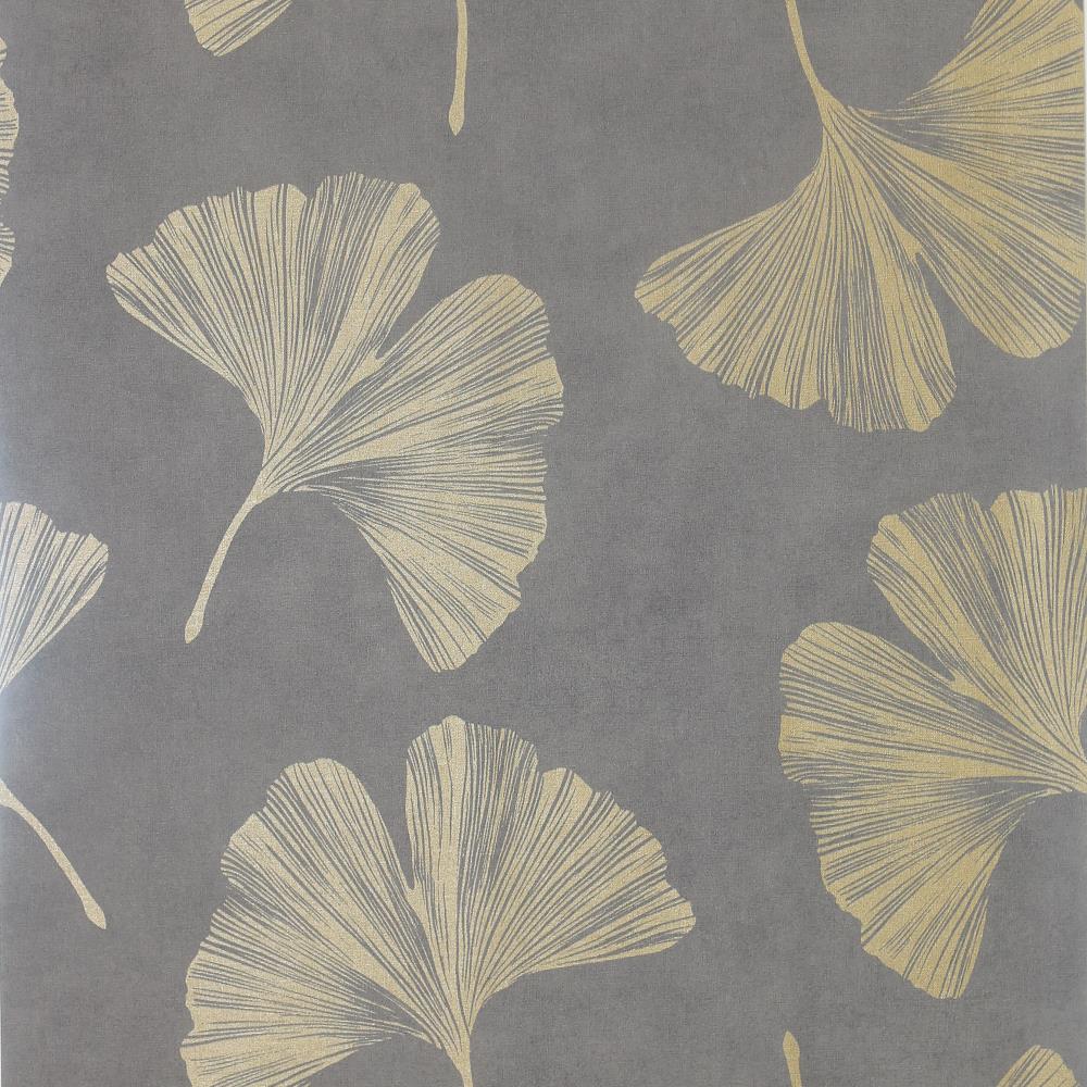 Arthouse Ginkgo Leaf Mocha Vinyl Wallpaper in the Wallpaper department at Lowes.com