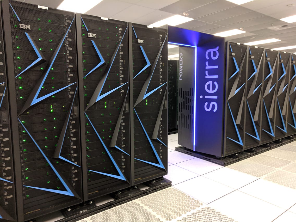 Lawrence Livermore Labs Turns on Sierra Supercomputer: Photo