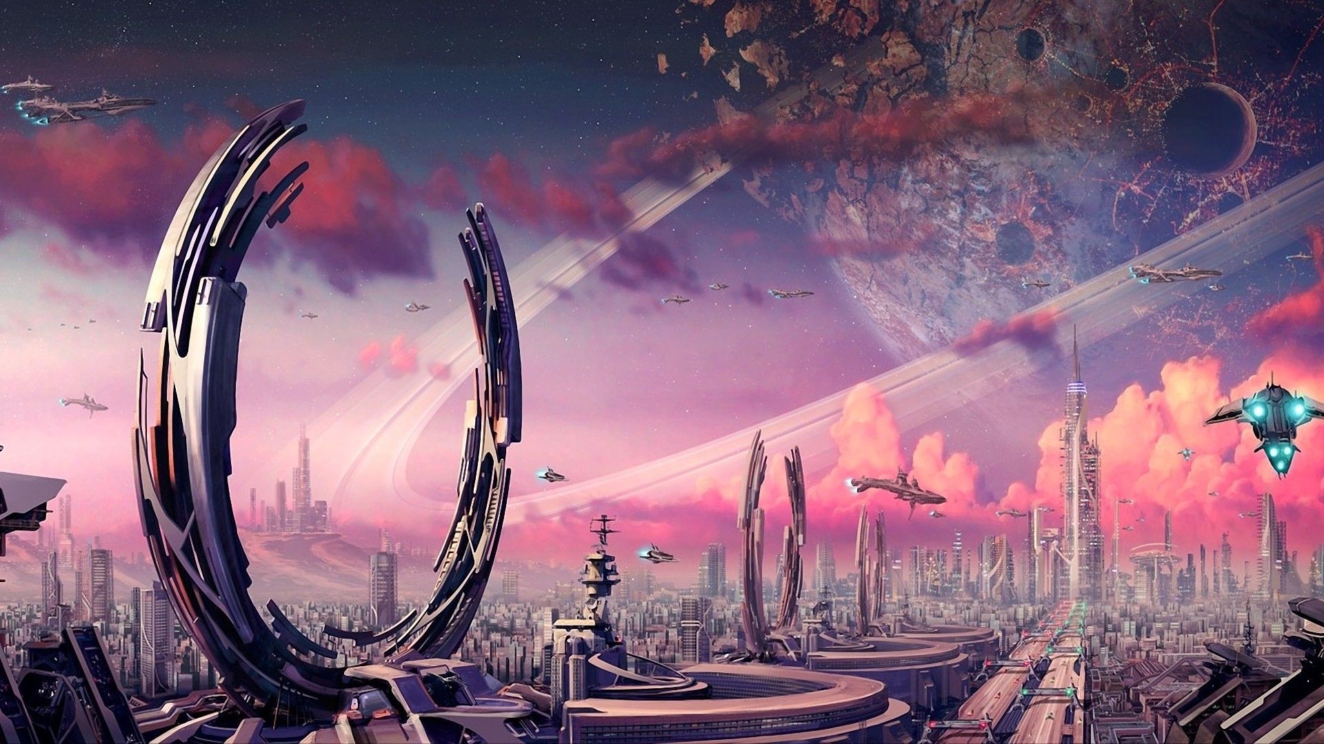 Alien City Wallpaper Free Alien City Background
