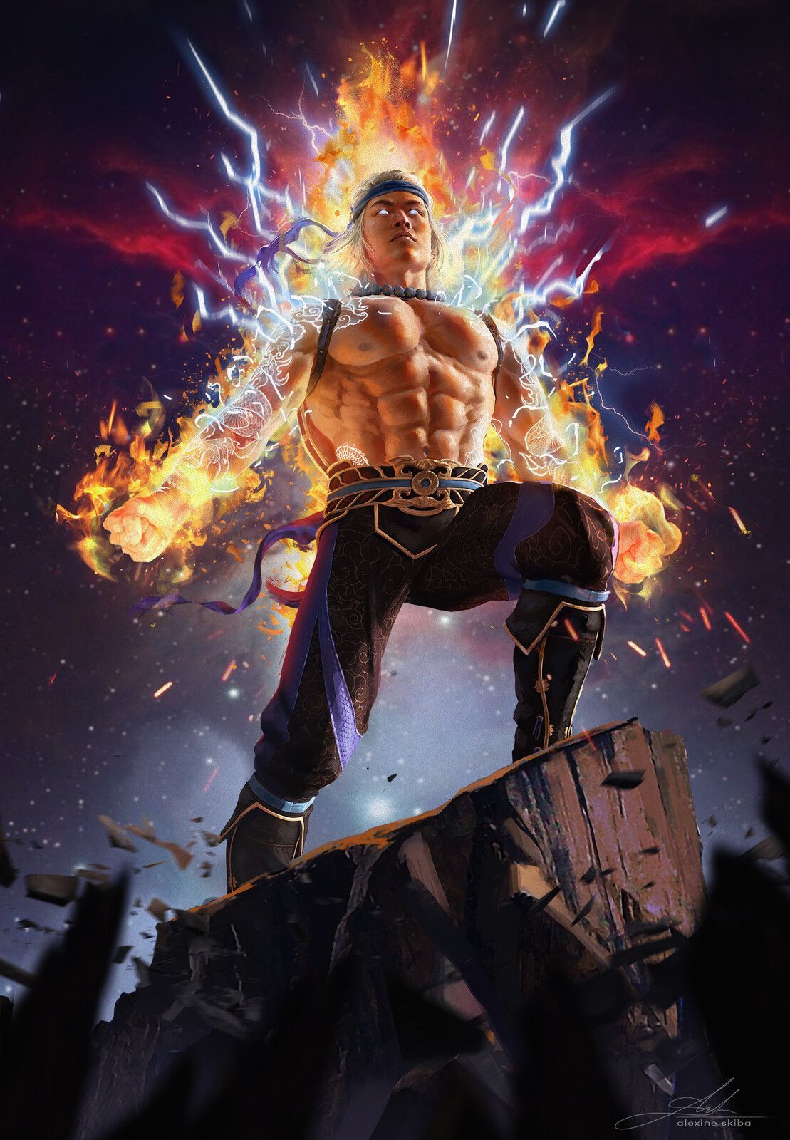 Fire God Liu Kang Wallpaper Free Fire God Liu Kang Background