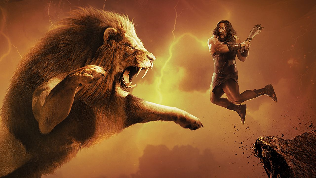 Man with Lion Wallpaper