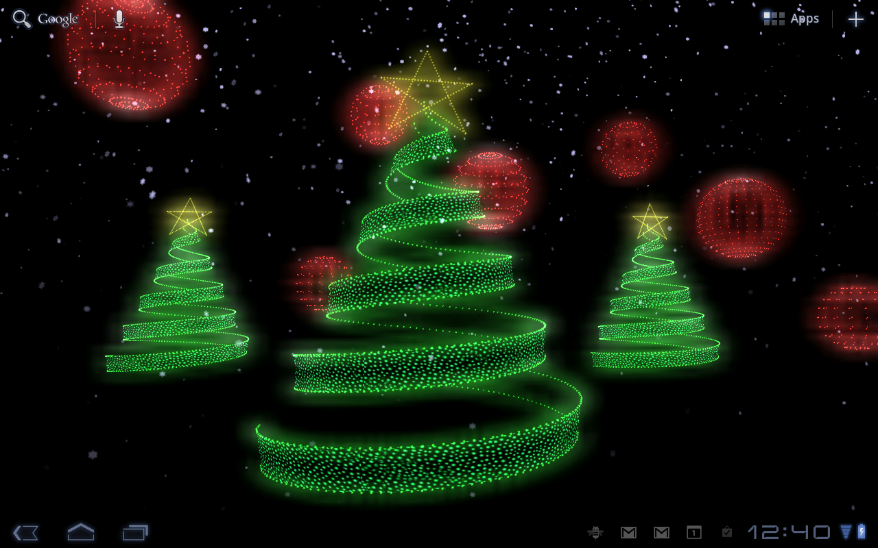 Kittehface Software: Holiday Lights Live Wallpaper v1.0