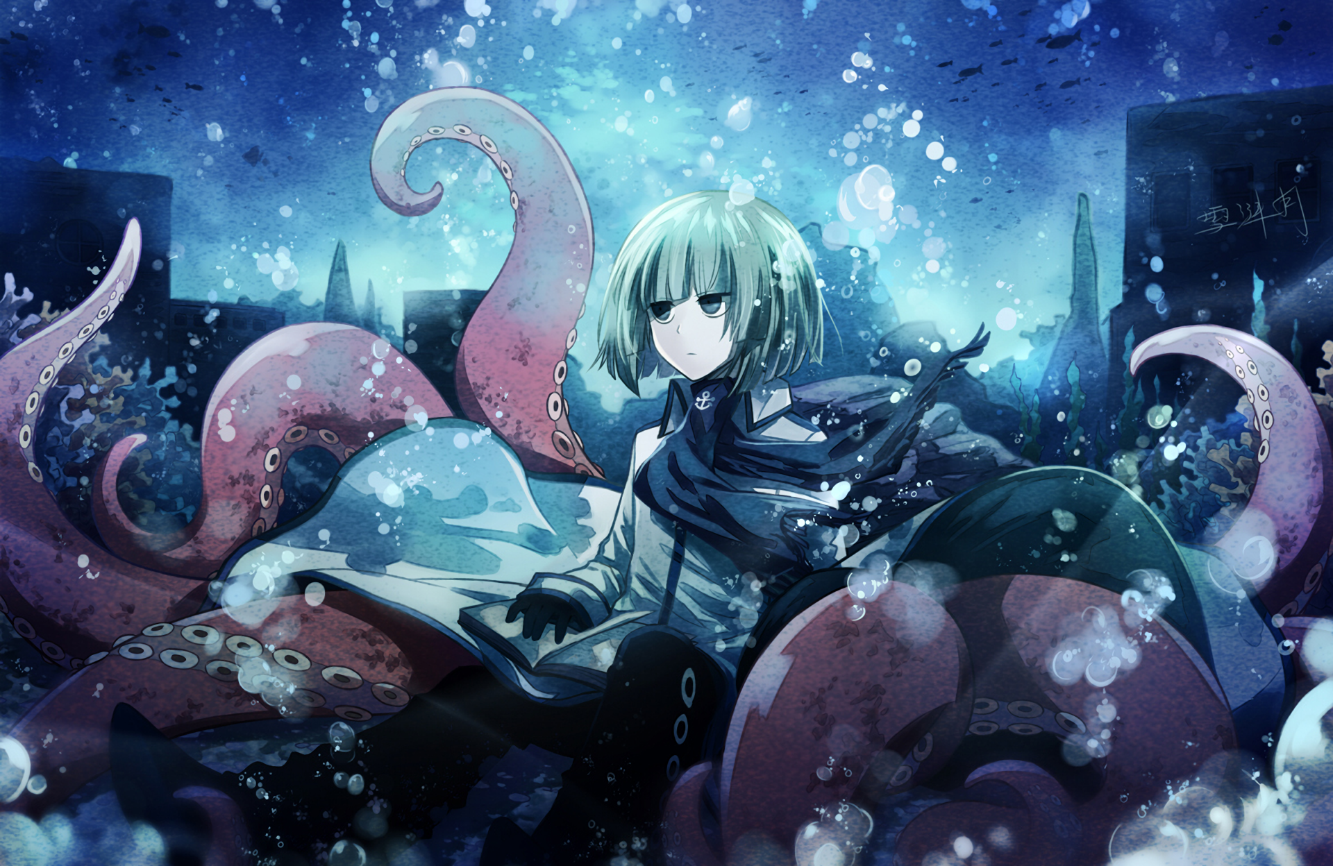 Wadanohara HD Wallpaper and Background Image