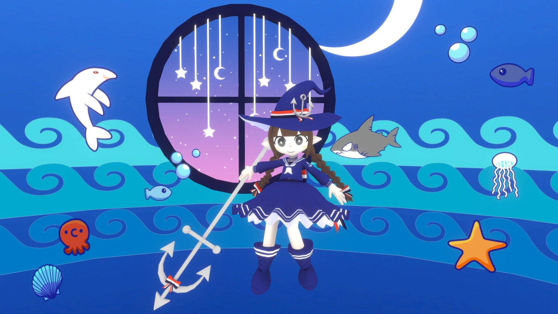 Wadanohara (大海原) model by Ellie DB [959ec04]