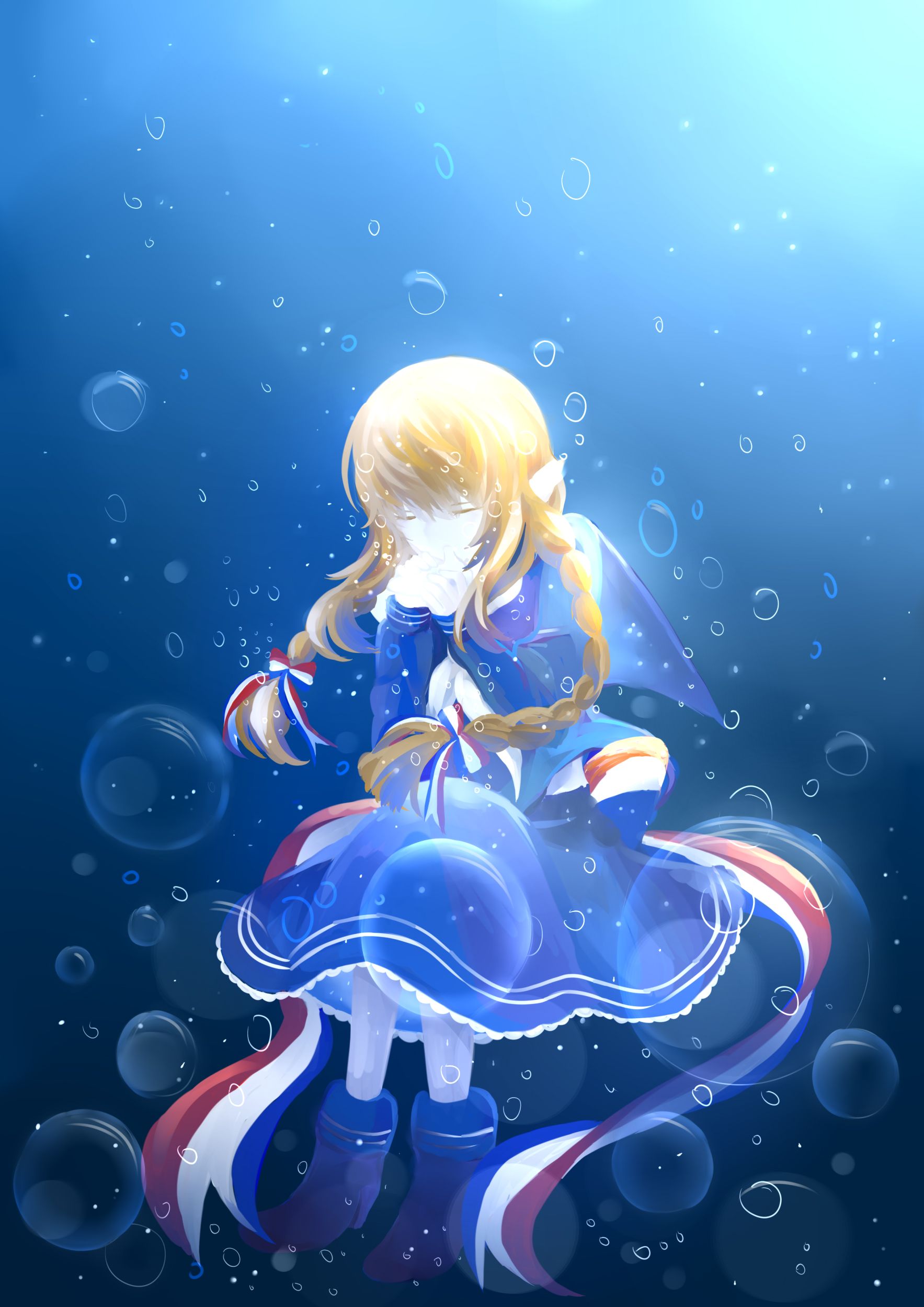 Wadanohara.full. (JPEG Grafik, 1767 × 2498 Pixel) (31%). Blue Sea, Anime Image, Anime